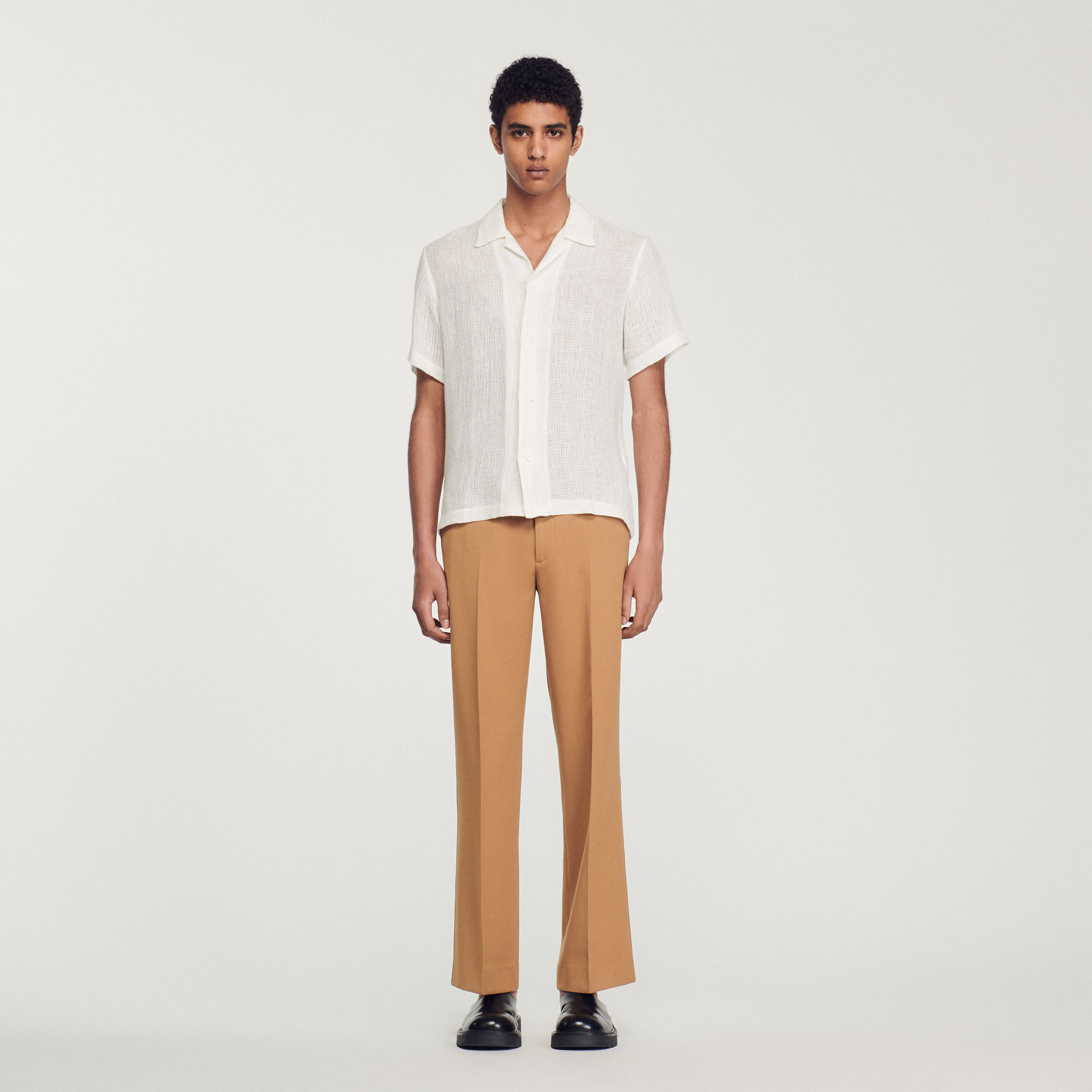 Short-sleeved shirt - Shirts | Sandro Paris