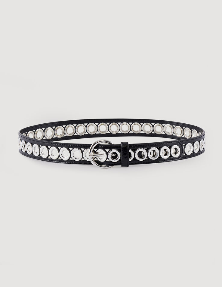 Sandro Belt with round buckle and eyelets. 1