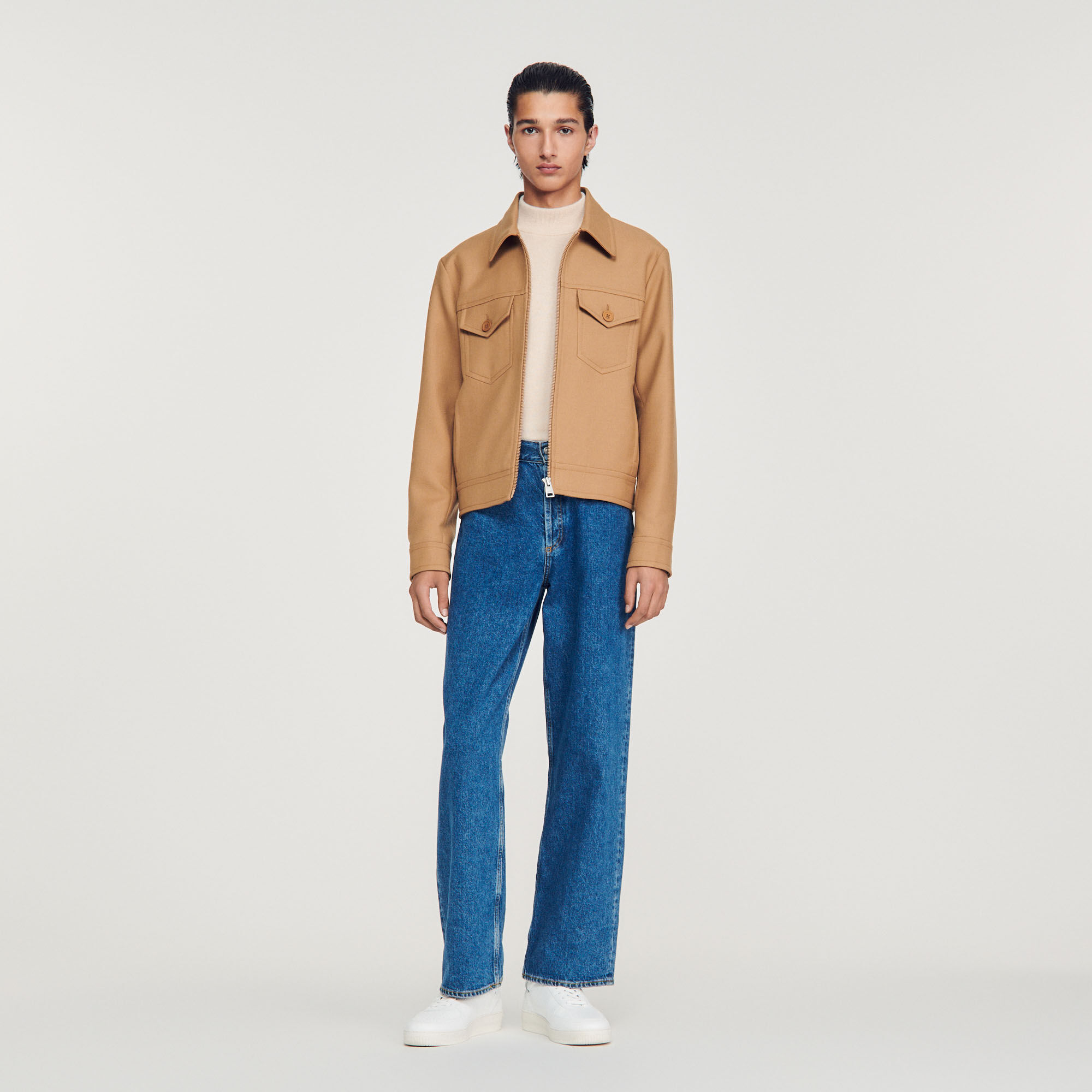 Zip jacket - Jackets | Sandro Paris