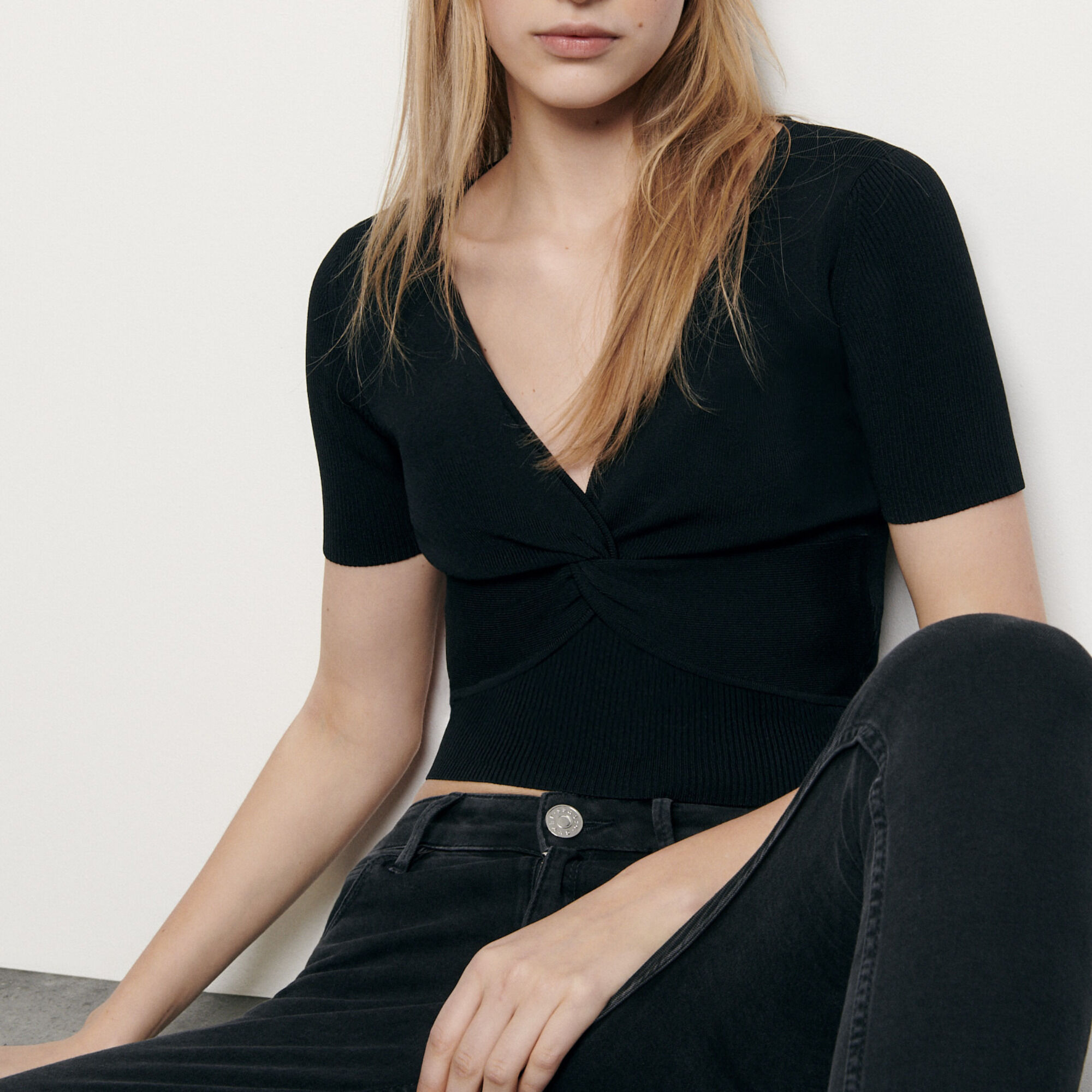 sandro knitwear