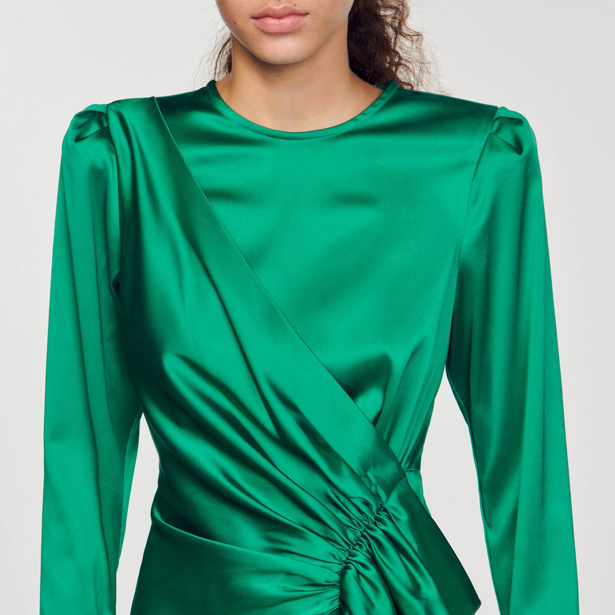 Green sandro dress hotsell