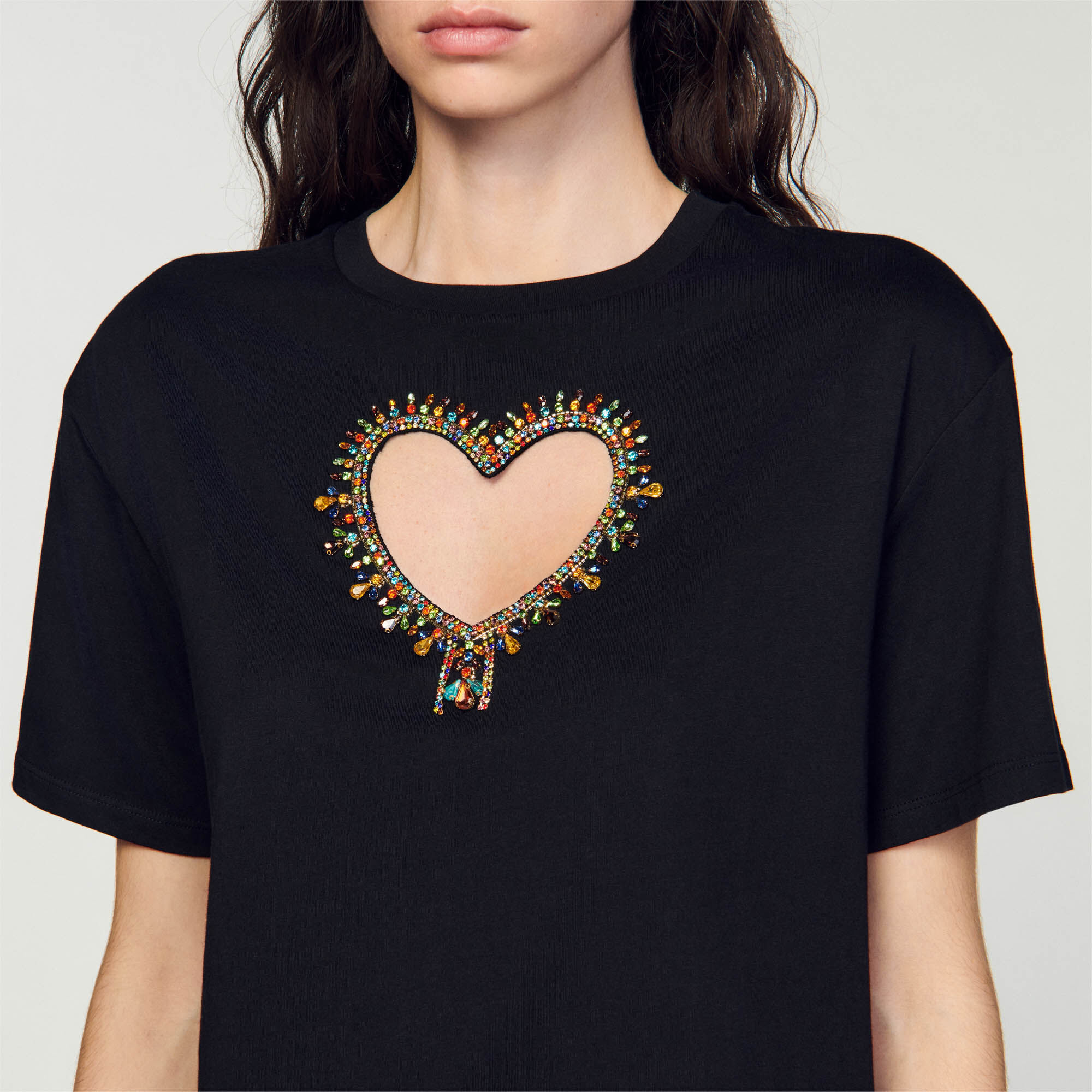 Murphy Heart T shirt T shirts Sandro Paris