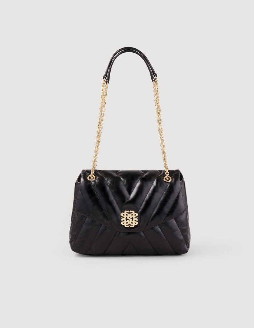 Sandro Mila quilted leather bag
