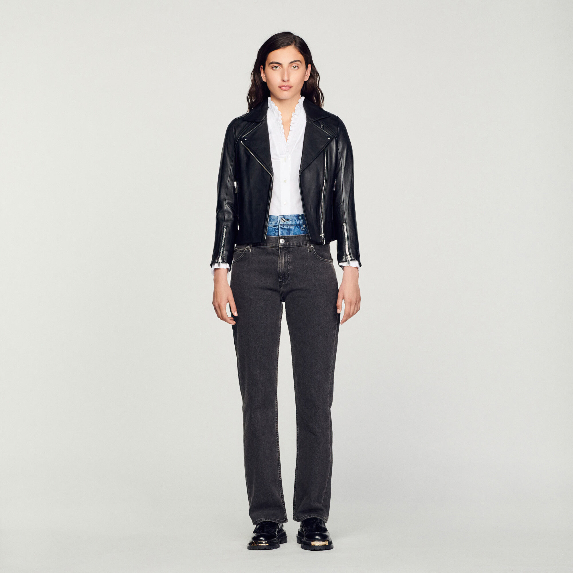 Zara - Short Fitted Womens Leather Jacket – Paddington Coats