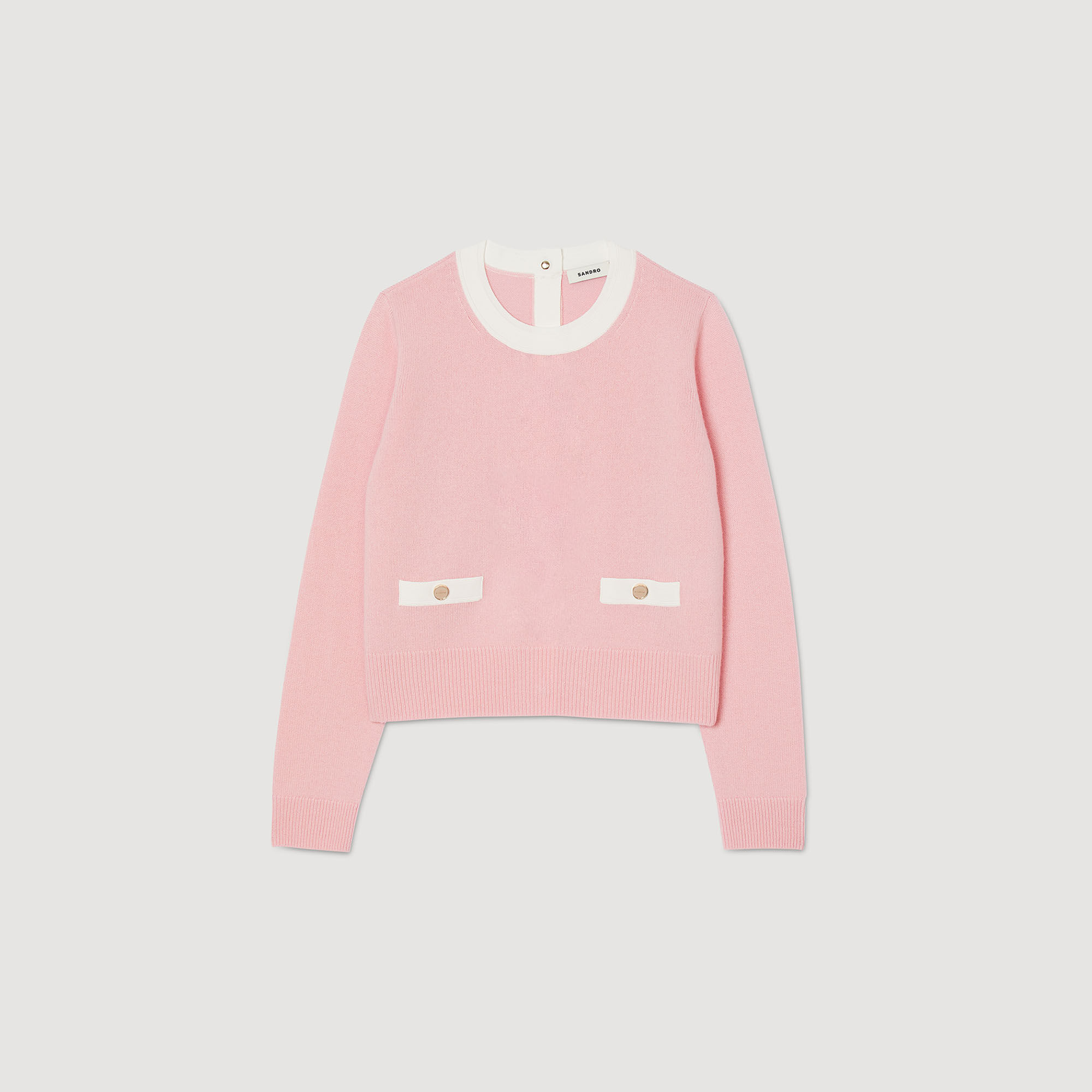 Sandro pink sweater online