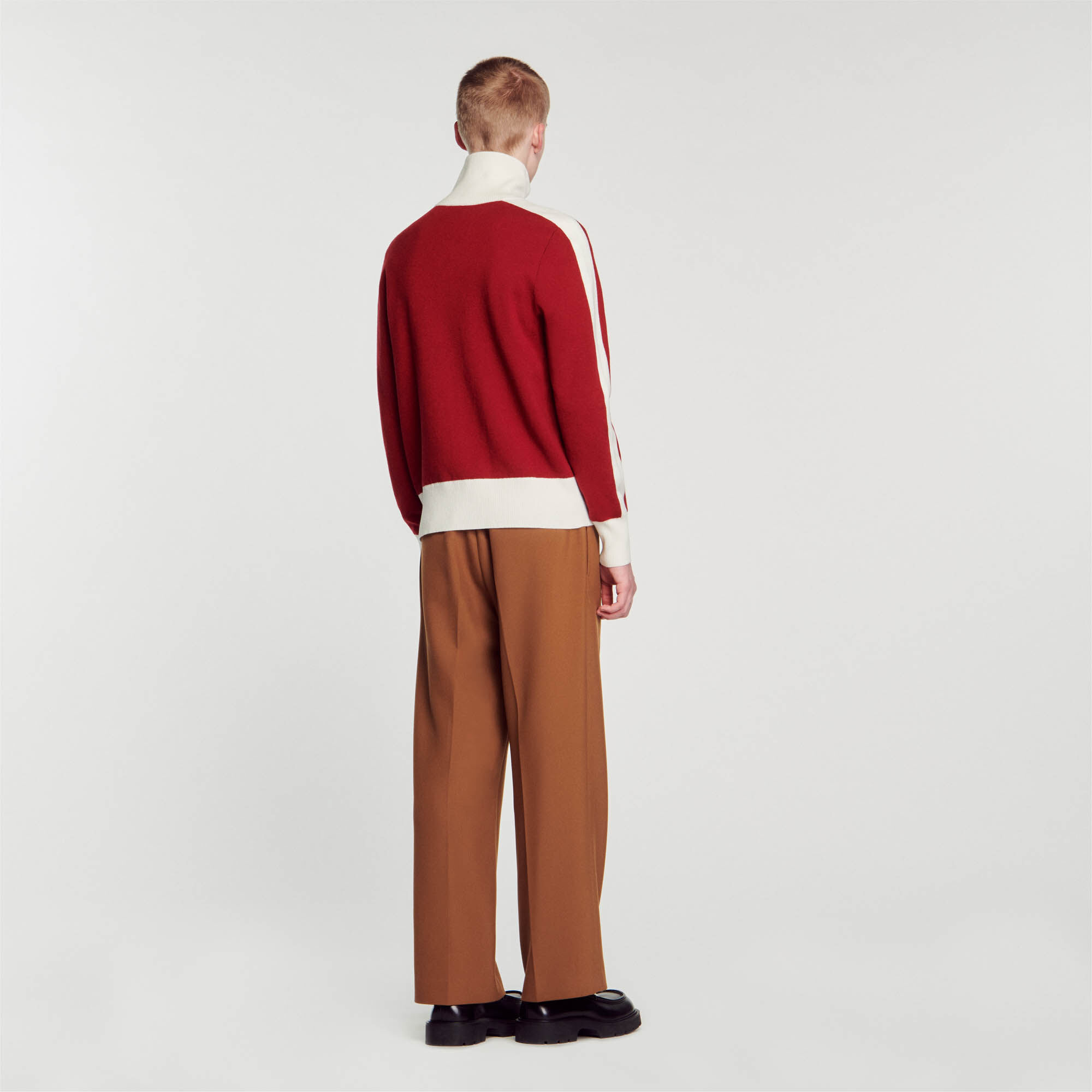 Sandro red cardigan hot sale