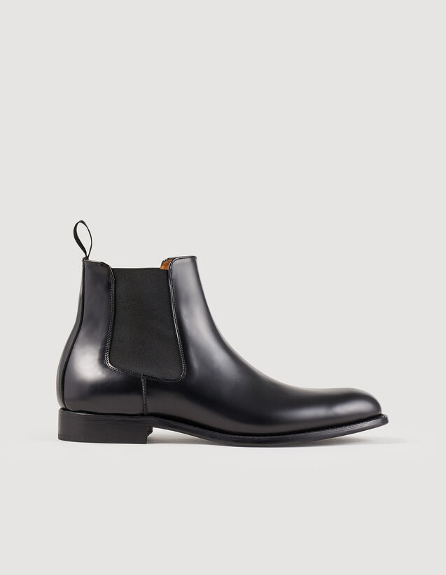 Sandro Leather Chelsea ankle boots Login to add to Wish list. 2