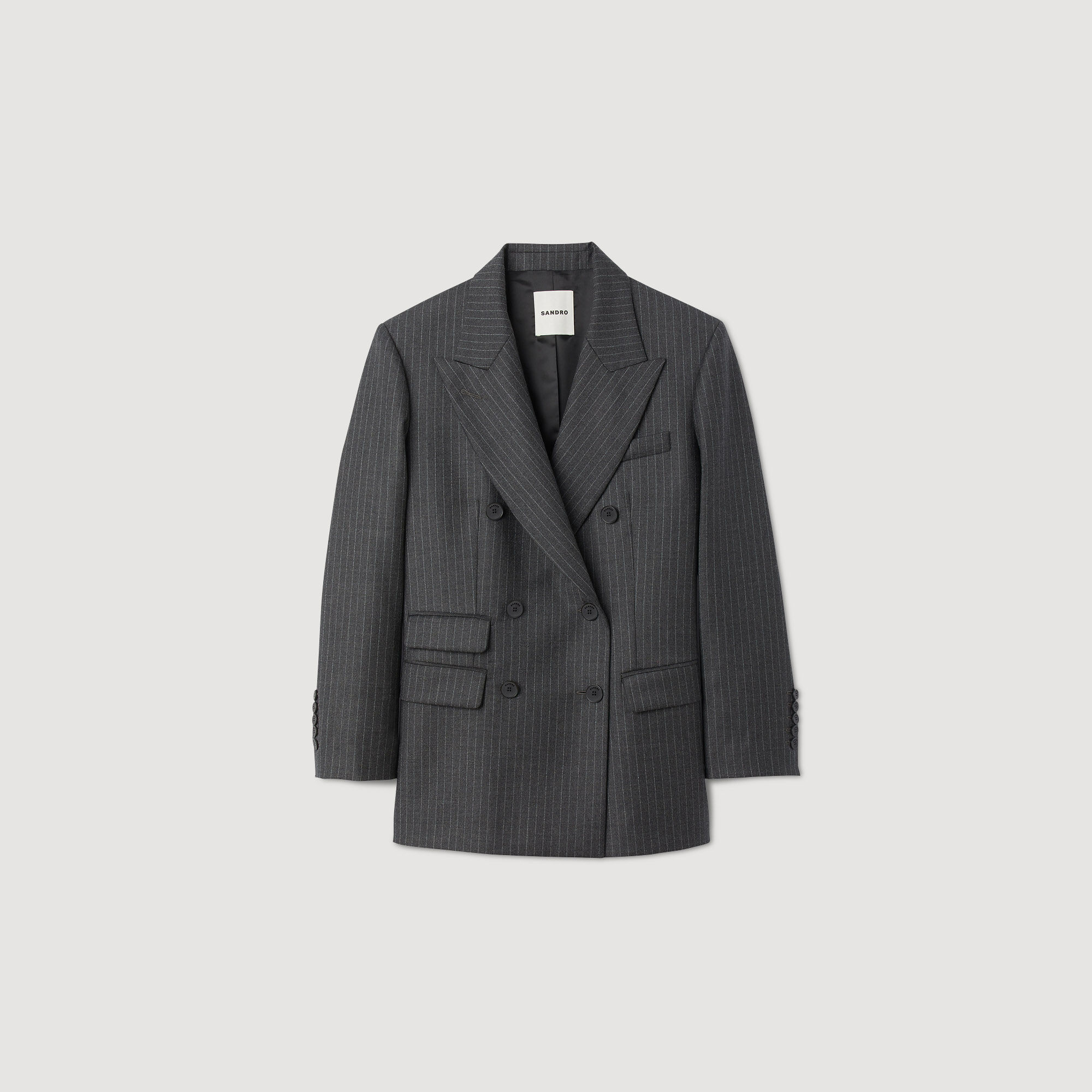Sandro black jacket store