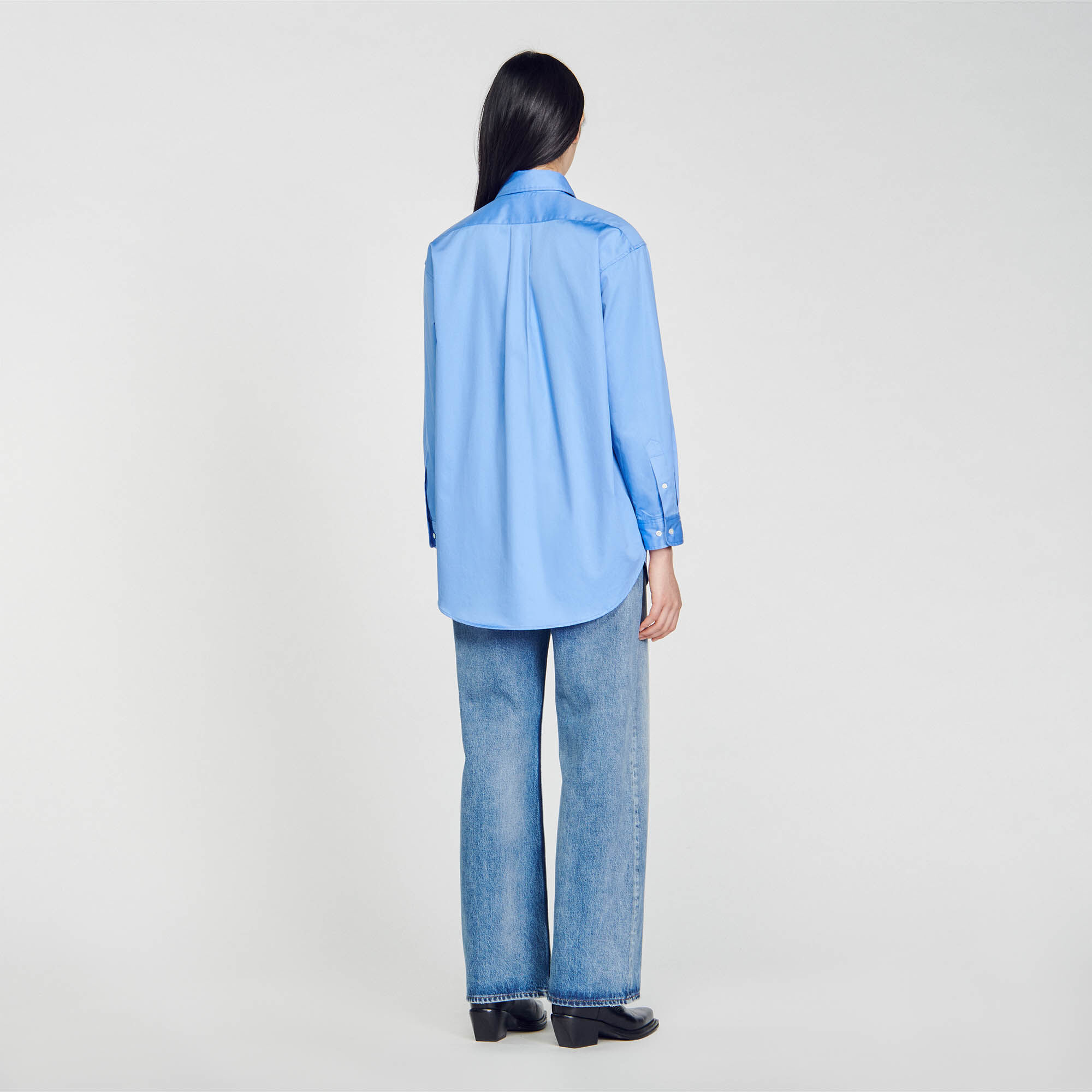 Chemise bleu sandro deals femme