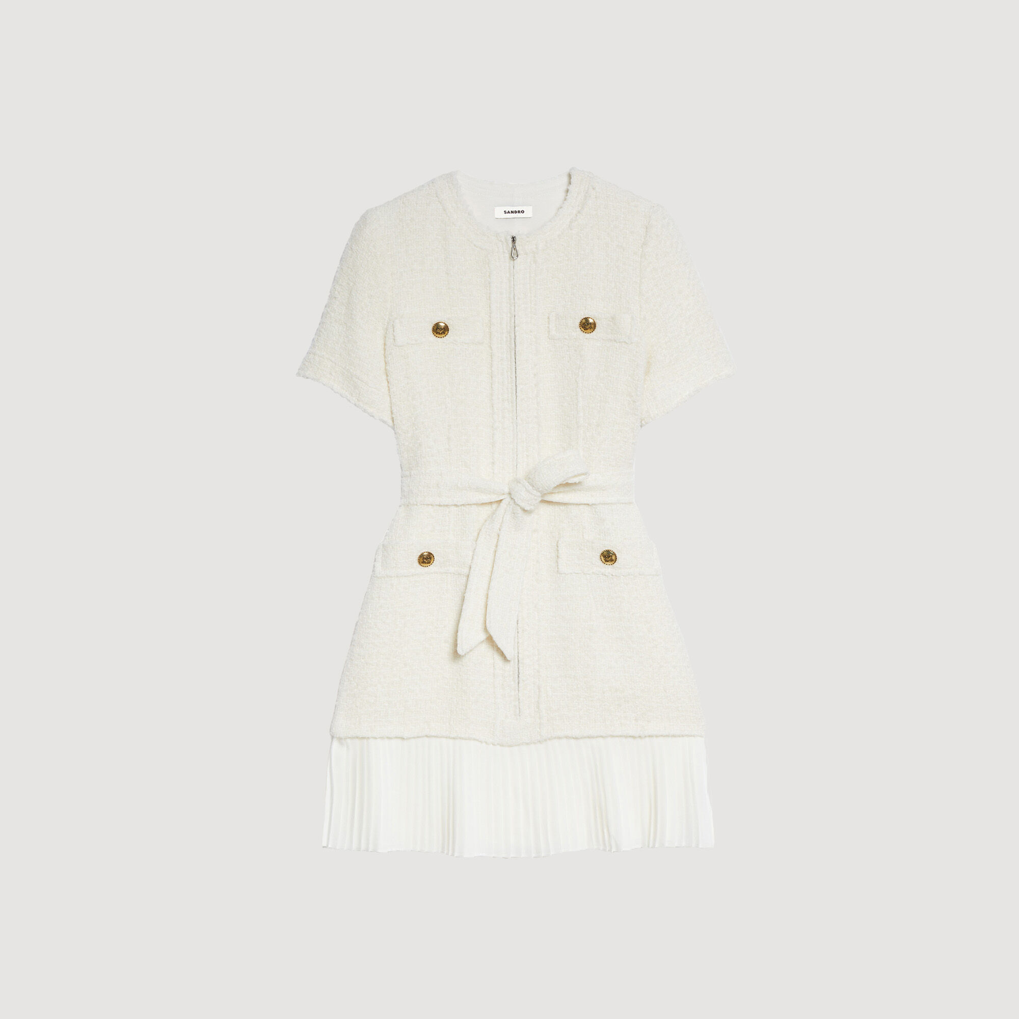 Robe sandro tweed online