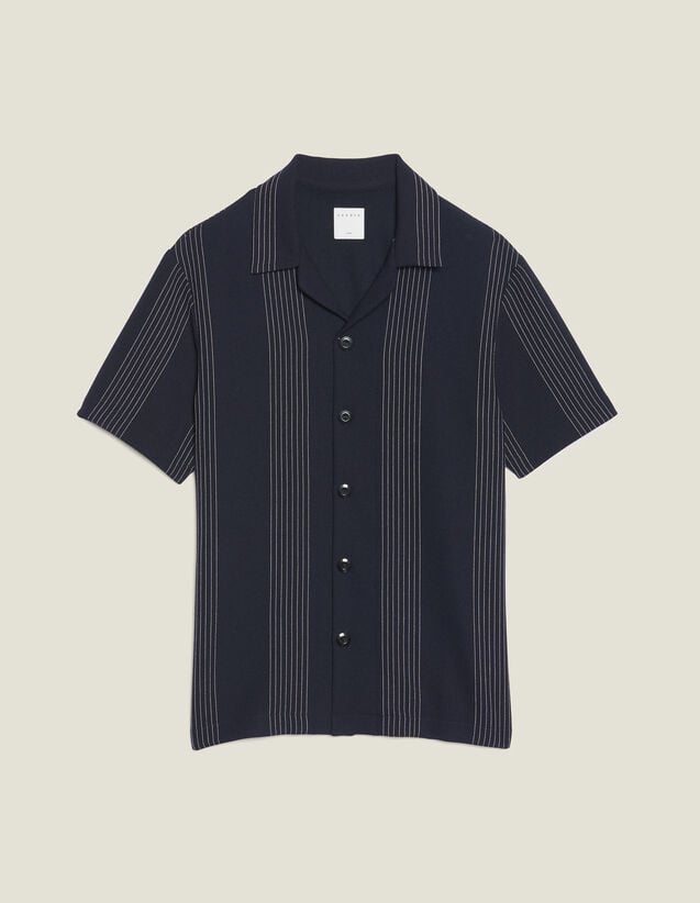 Download Striped Jersey Shirt - Shirts | Sandro Paris