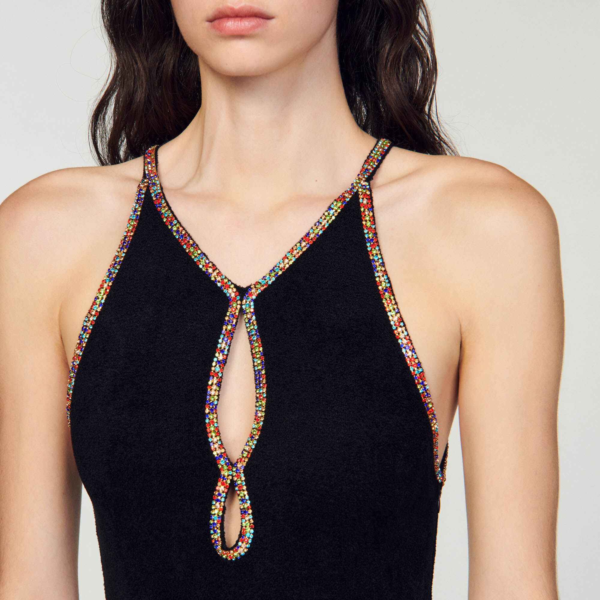 Nolwen Sleeveless maxi dress Dresses Sandro Paris