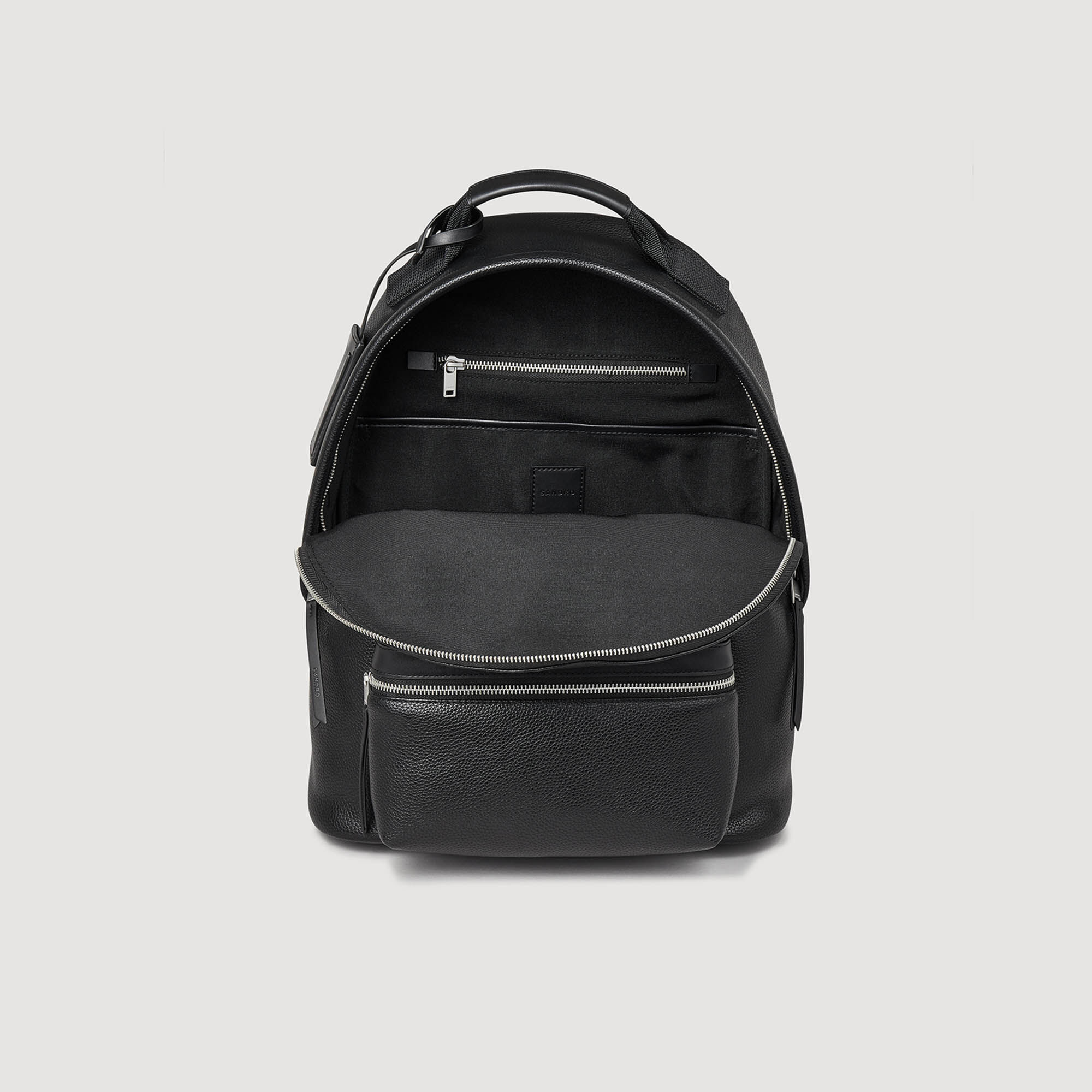 Sandro leather backpack hotsell