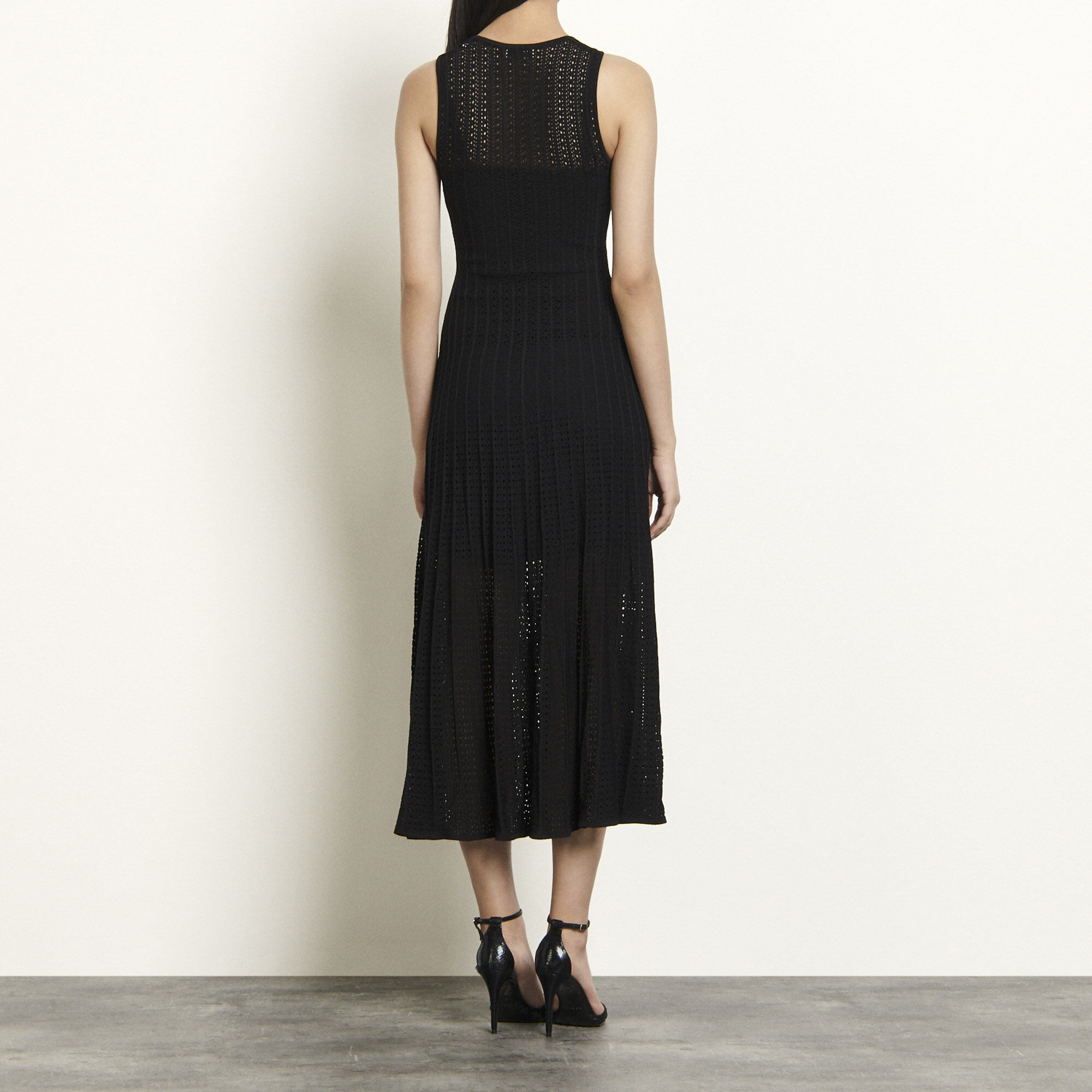 sandro black knit dress