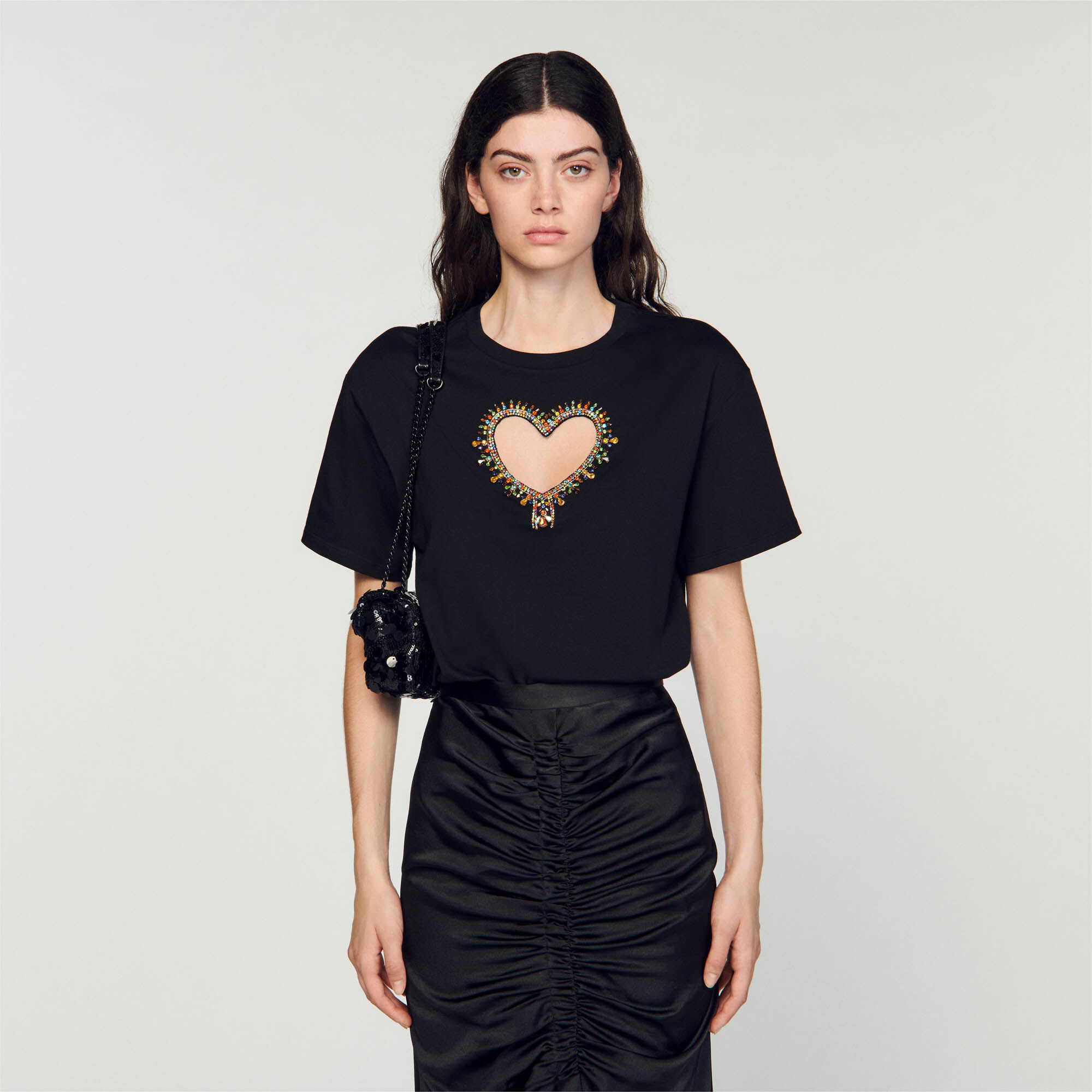 Tee shirt on sale amour sandro