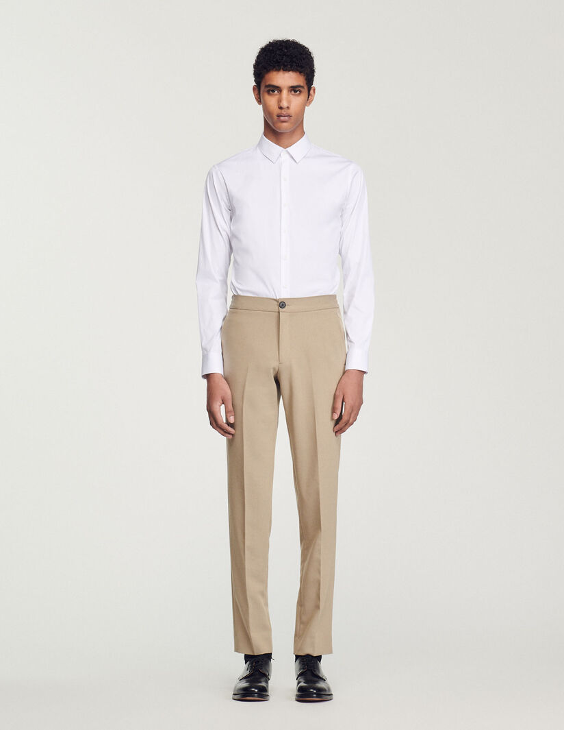 Sandro Fitted stretch cotton shirt