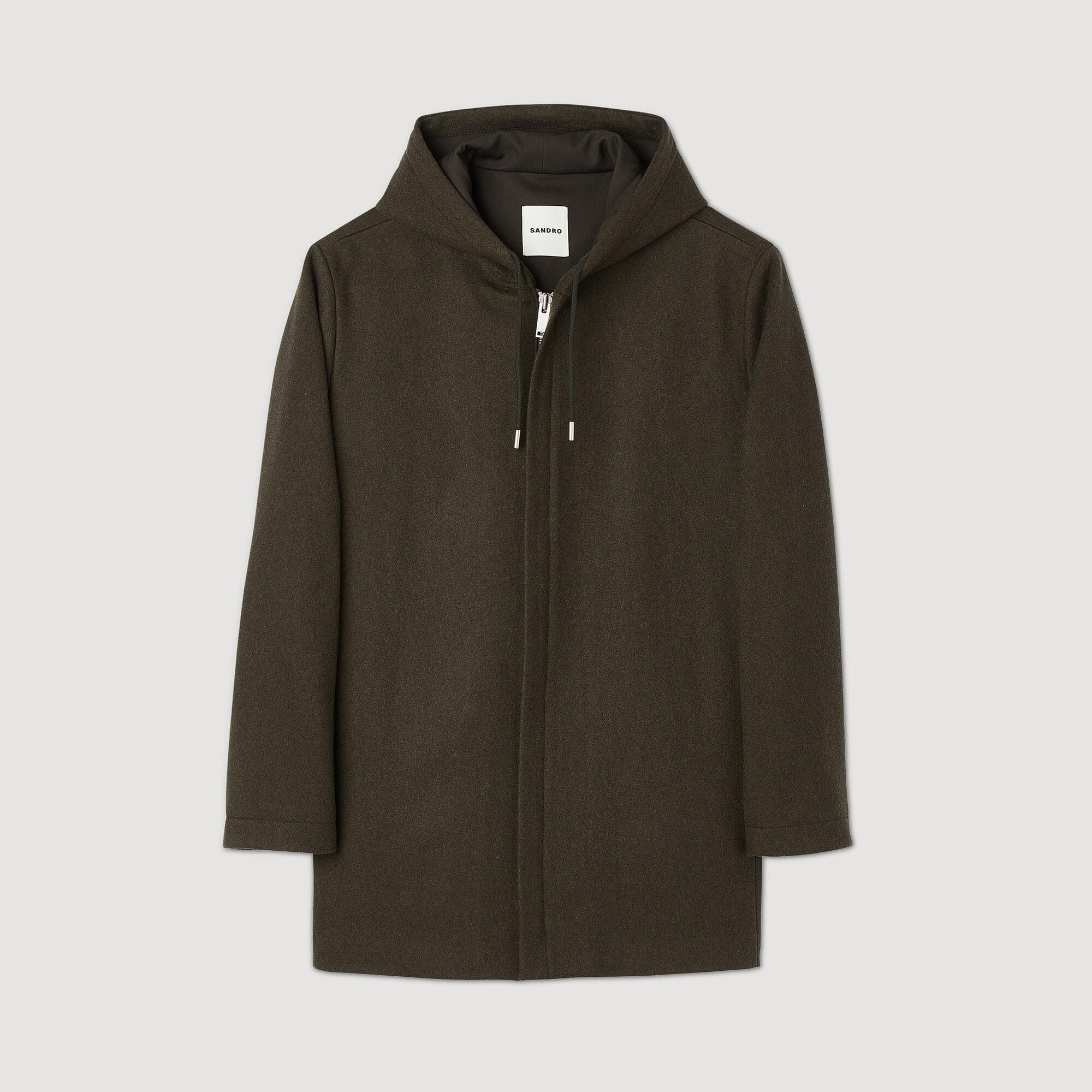 Sandro green coat discount