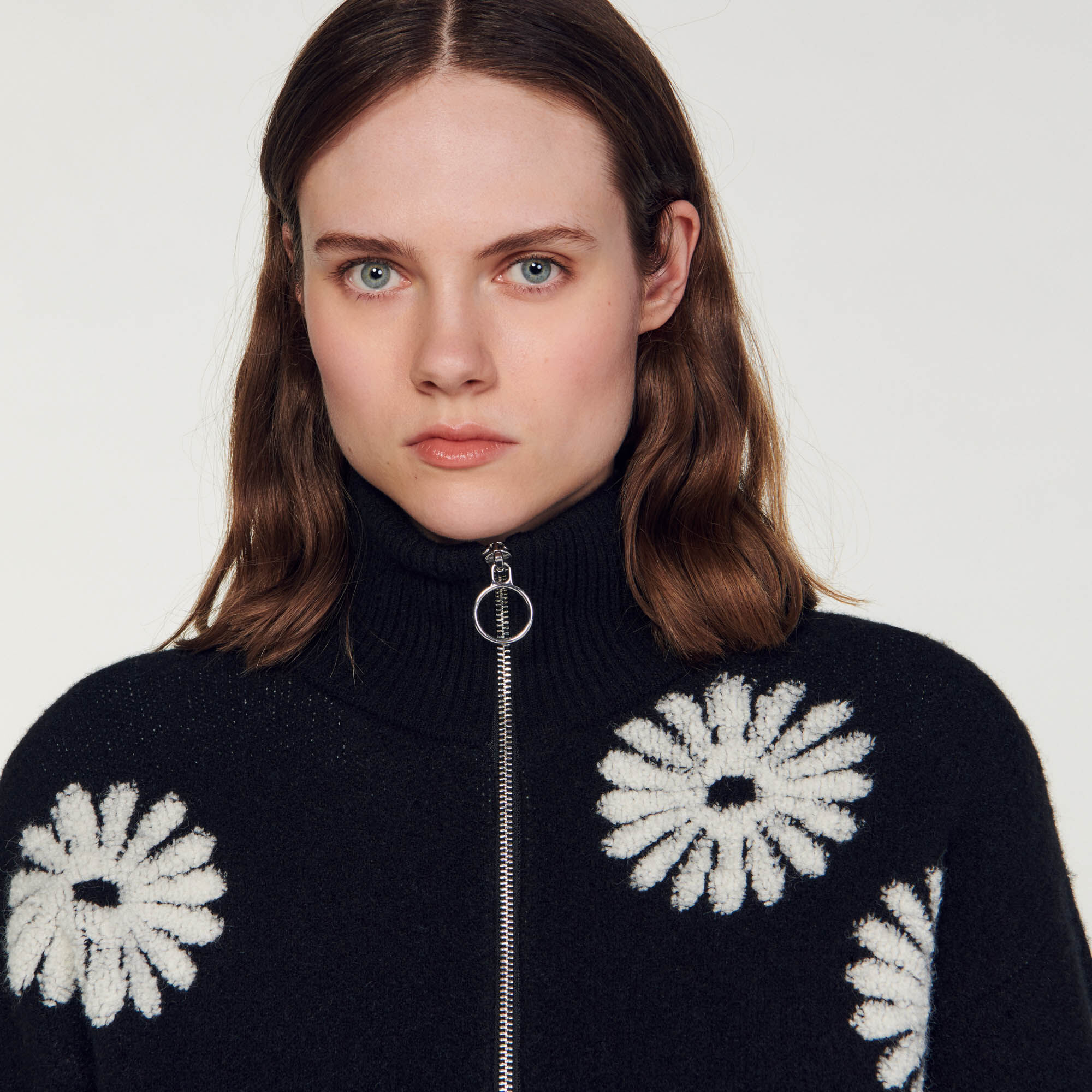 Floral collar jumper 2025