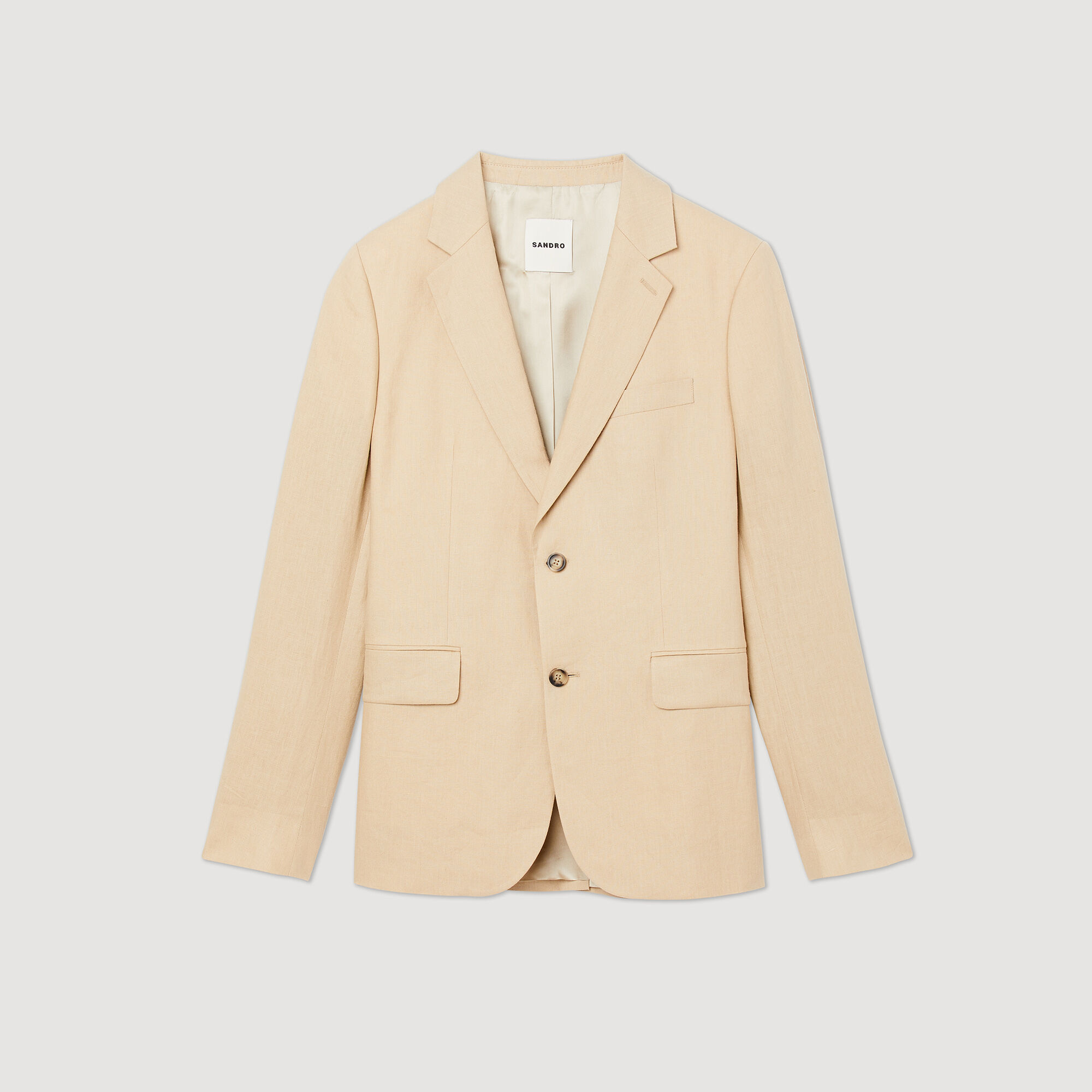 Sandro store camel blazer