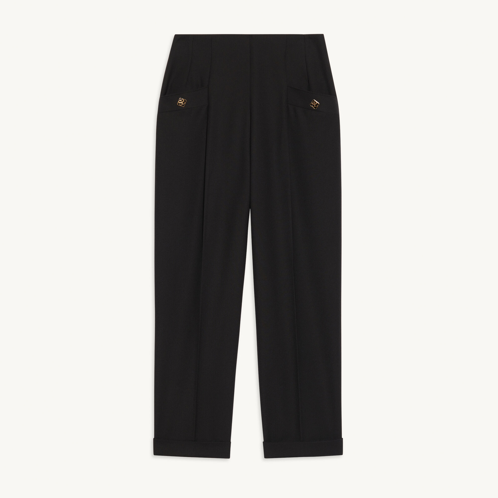 High-waisted trousers Select a size and Login to add to Wish list