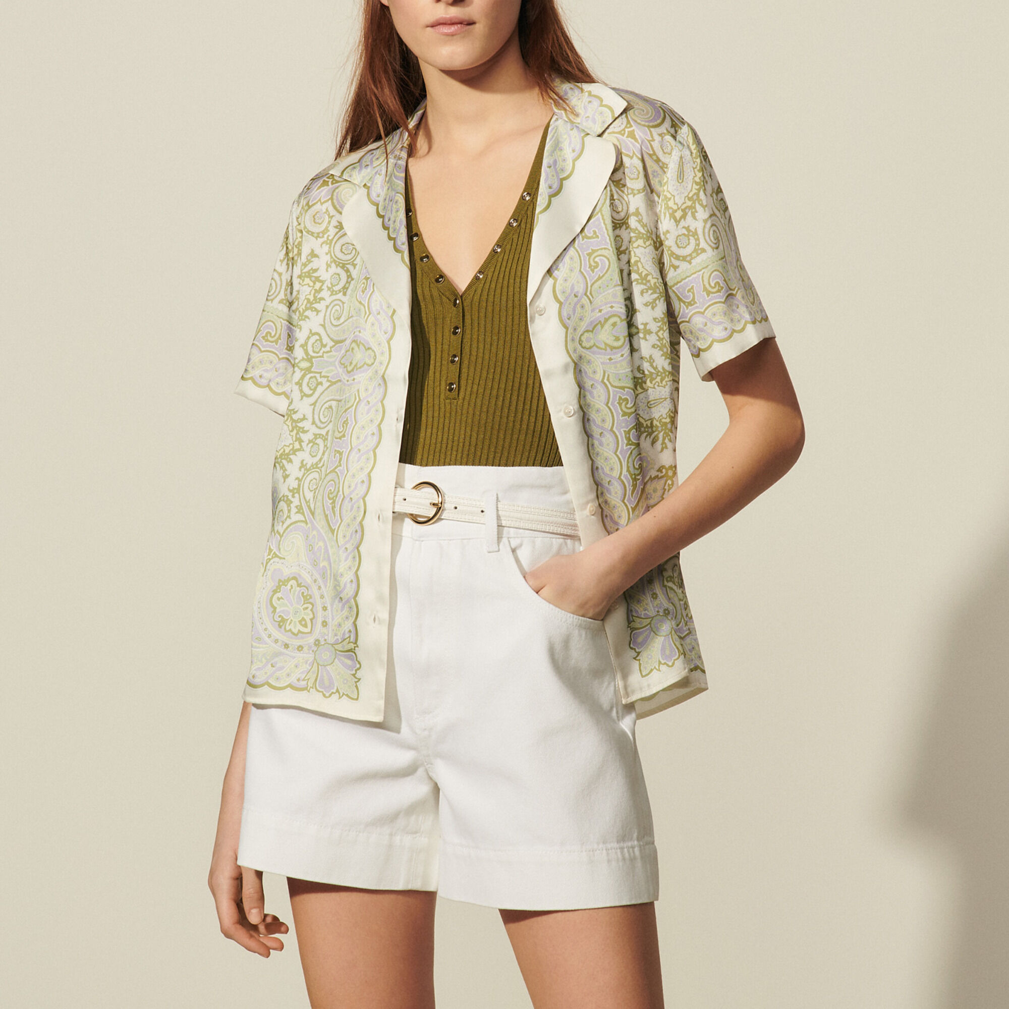 Sandro pajama shirt Clearance