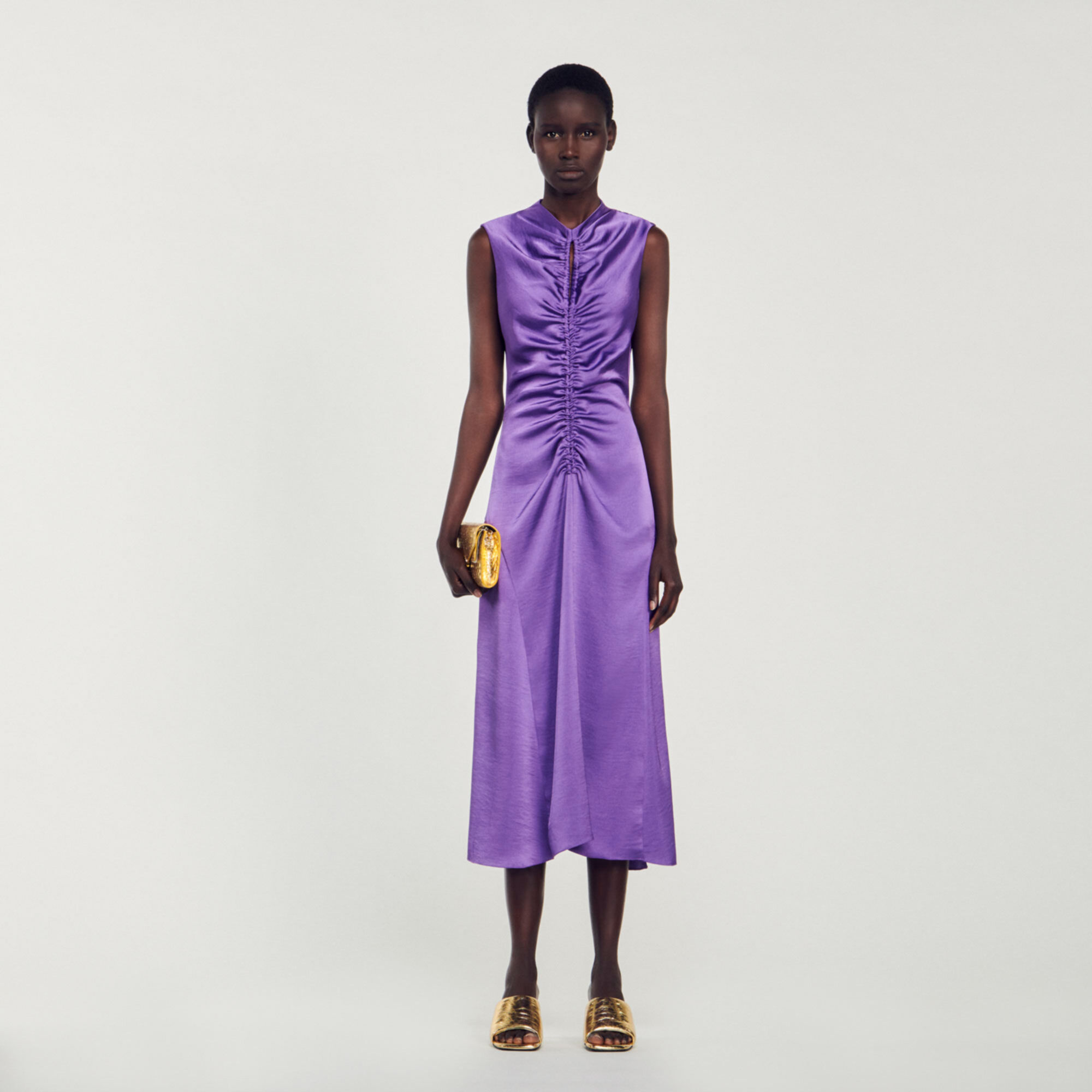 Amazon.co.uk: Purple Velvet Dress