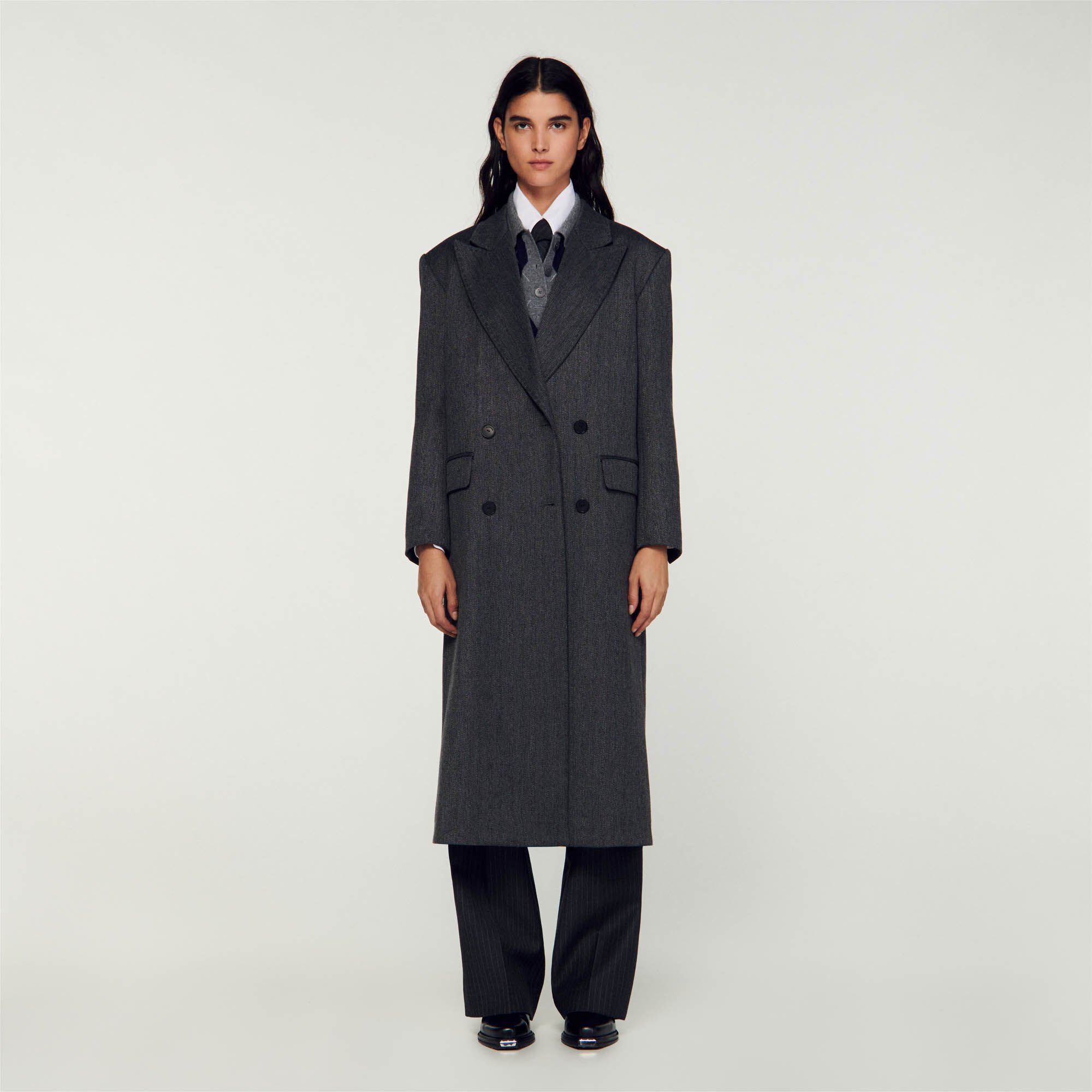 Coat sandro sale