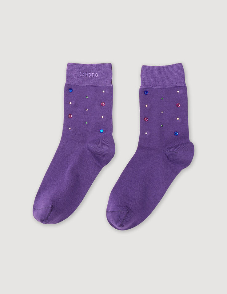 Sandro Rhinestone socks. 1