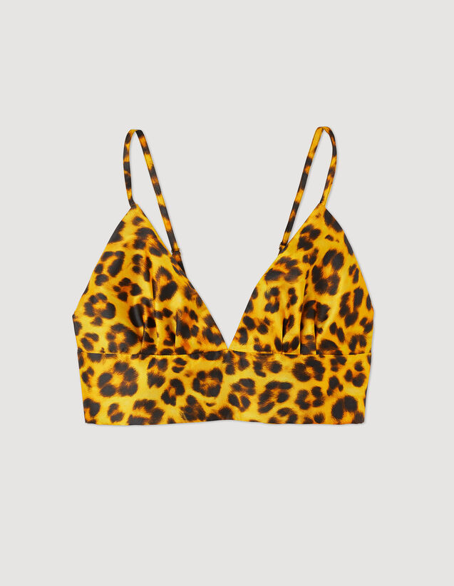 Sandro Leopard bralette top Select a size and. 2