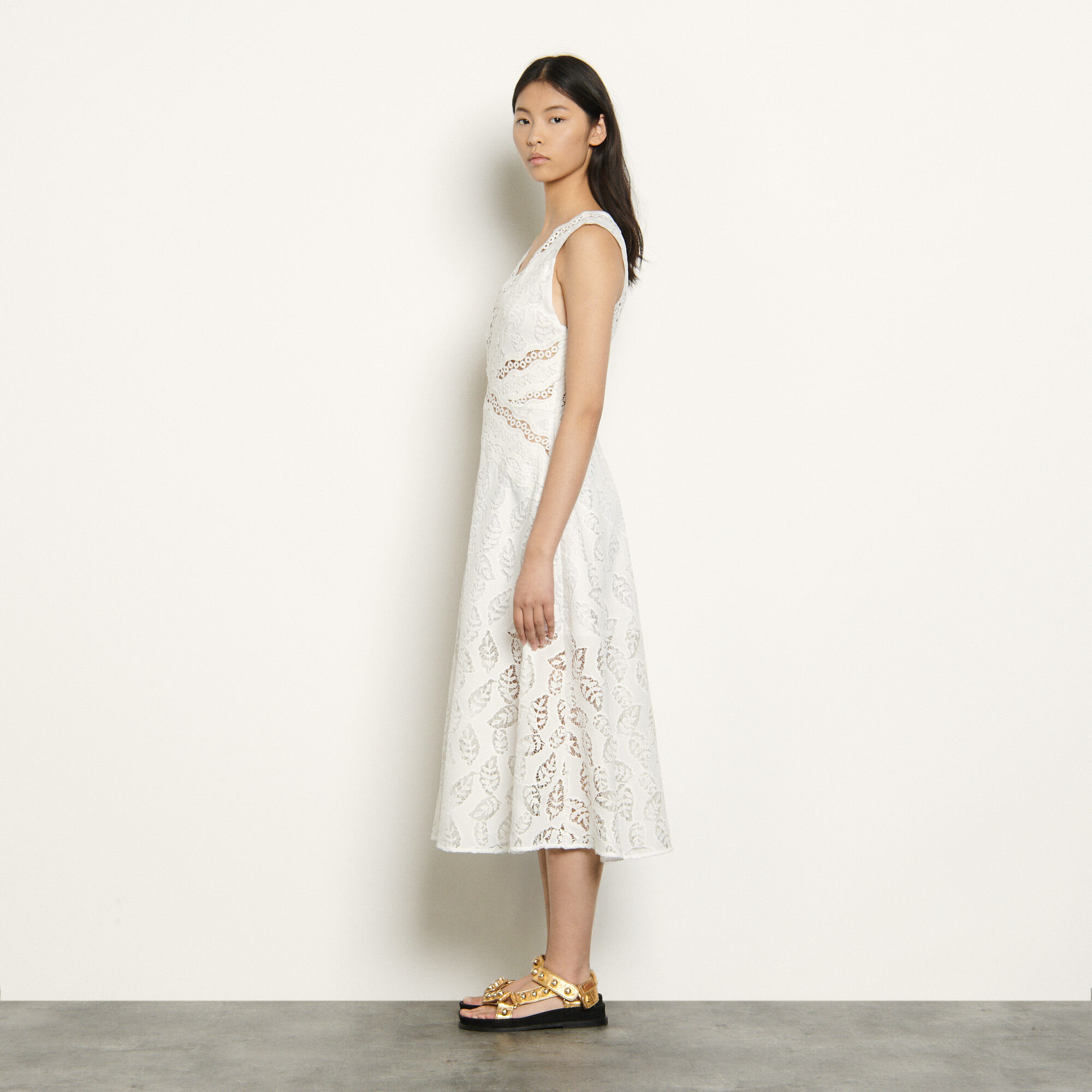 sandro dress white