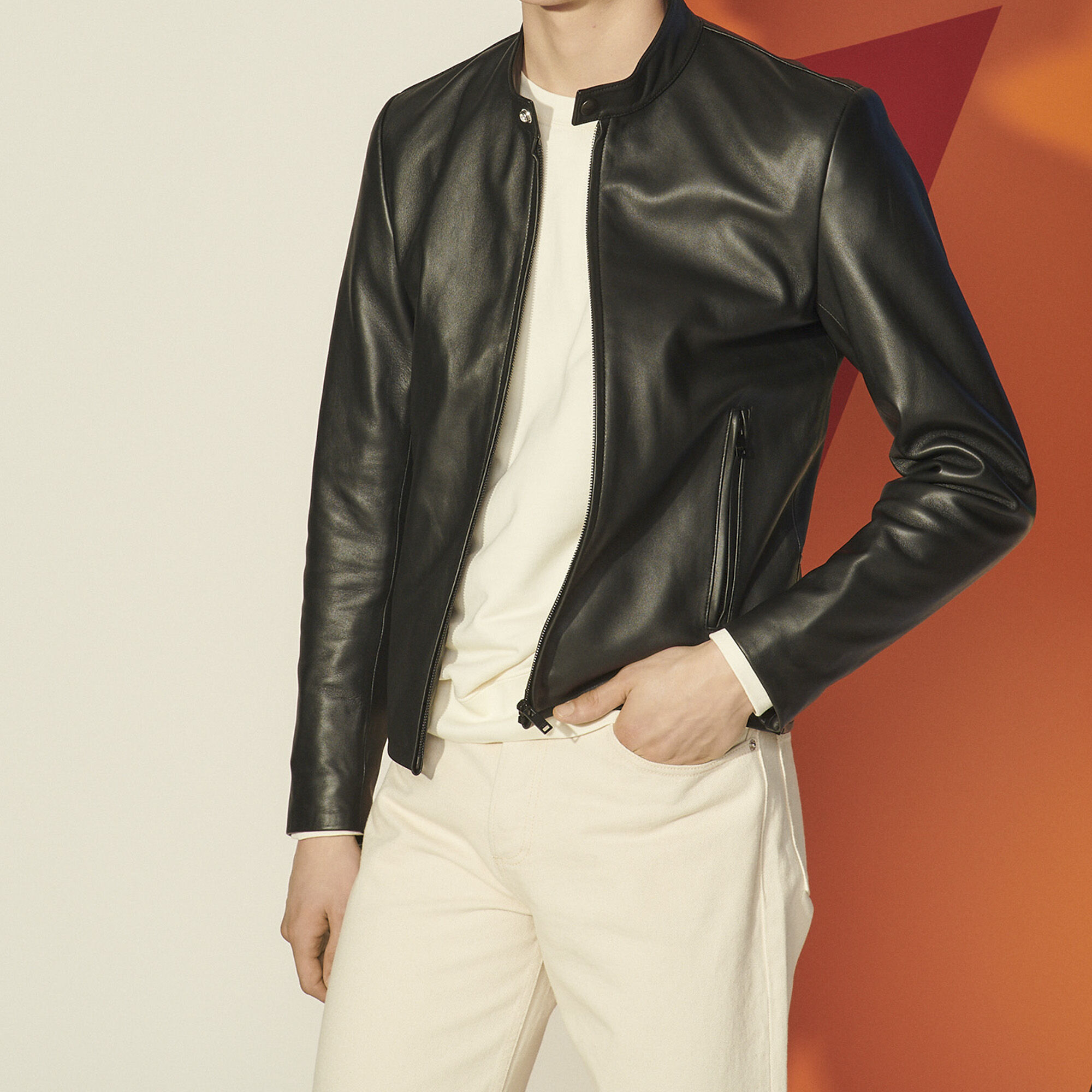 Sandro biker jacket top