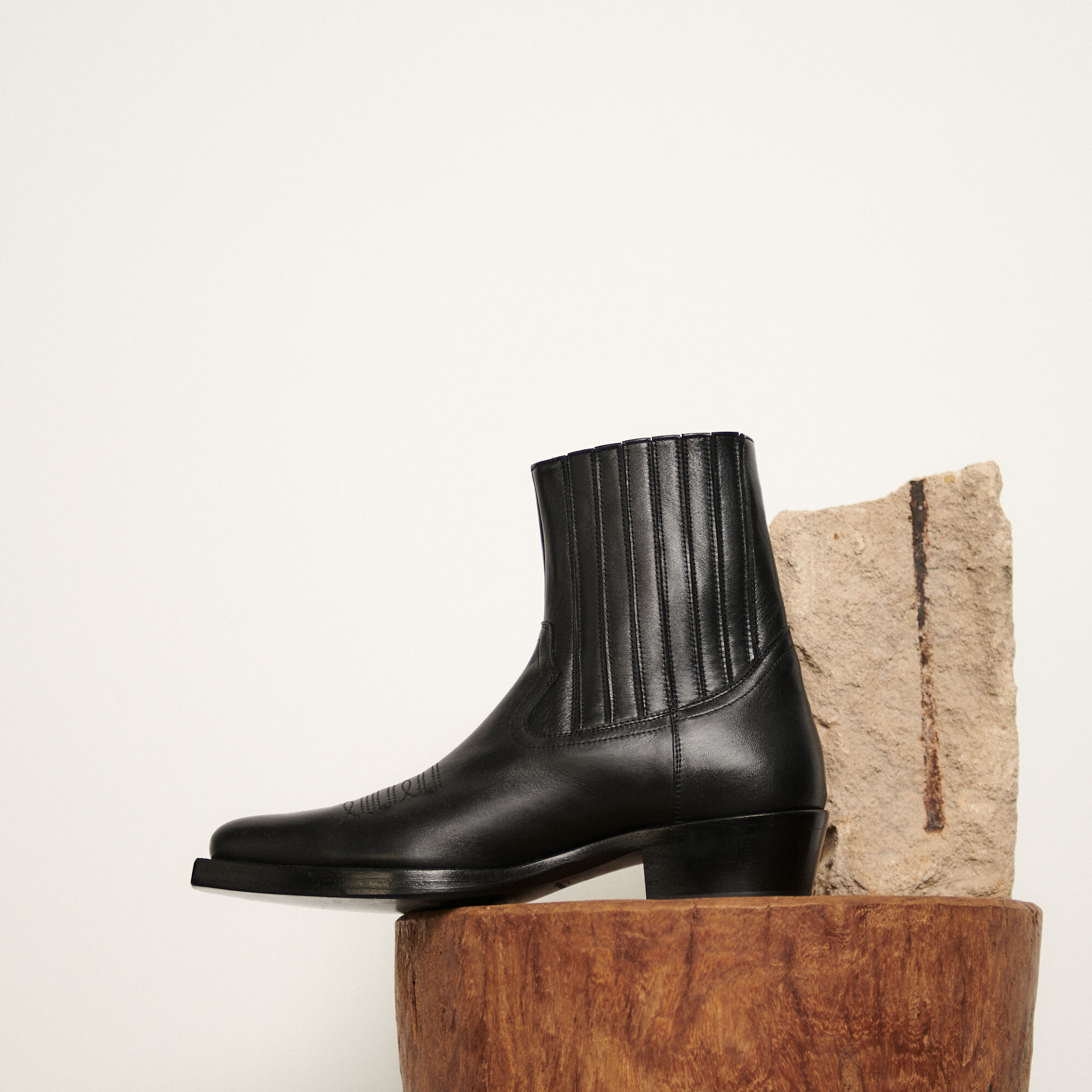 sandro western boots