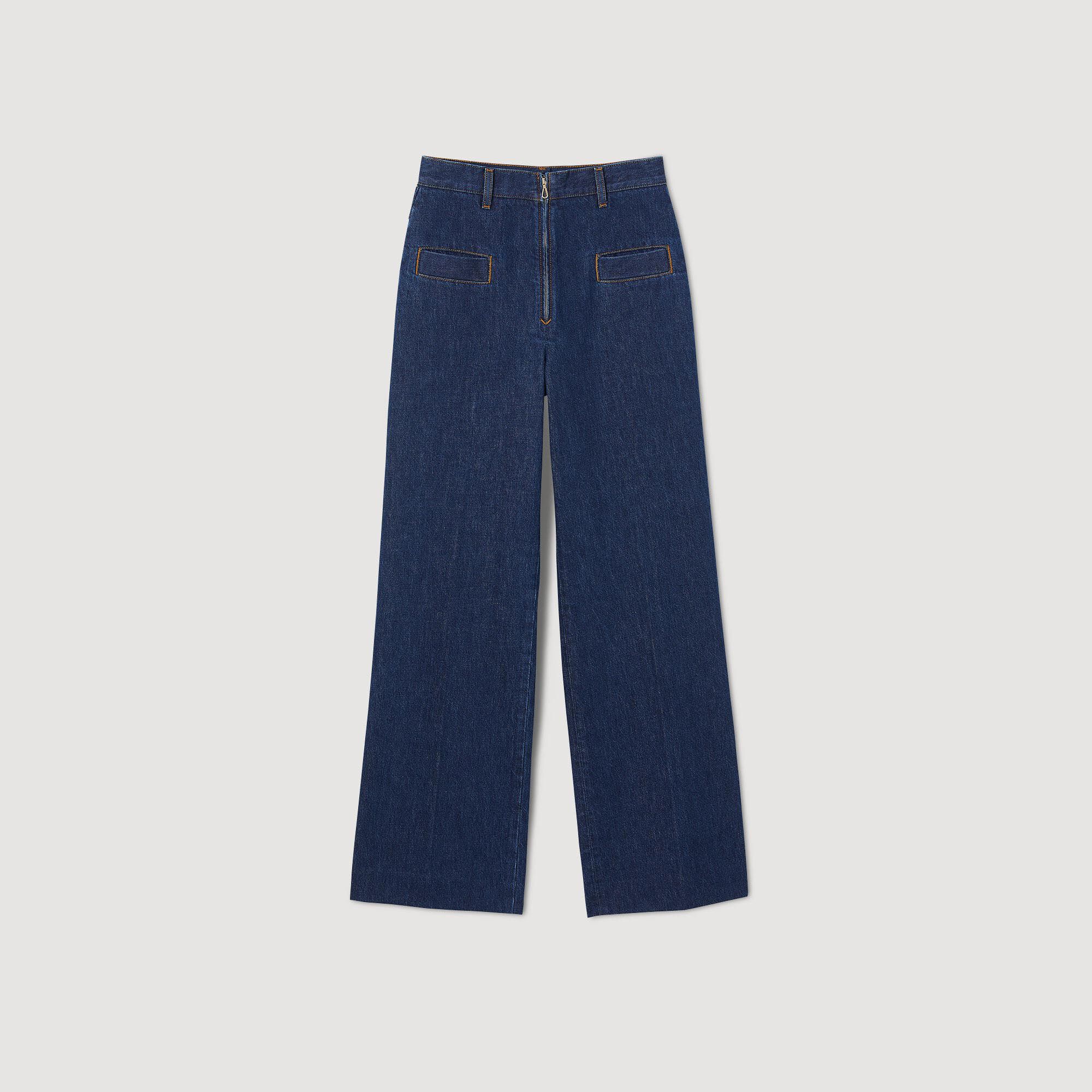 High waisted jeans