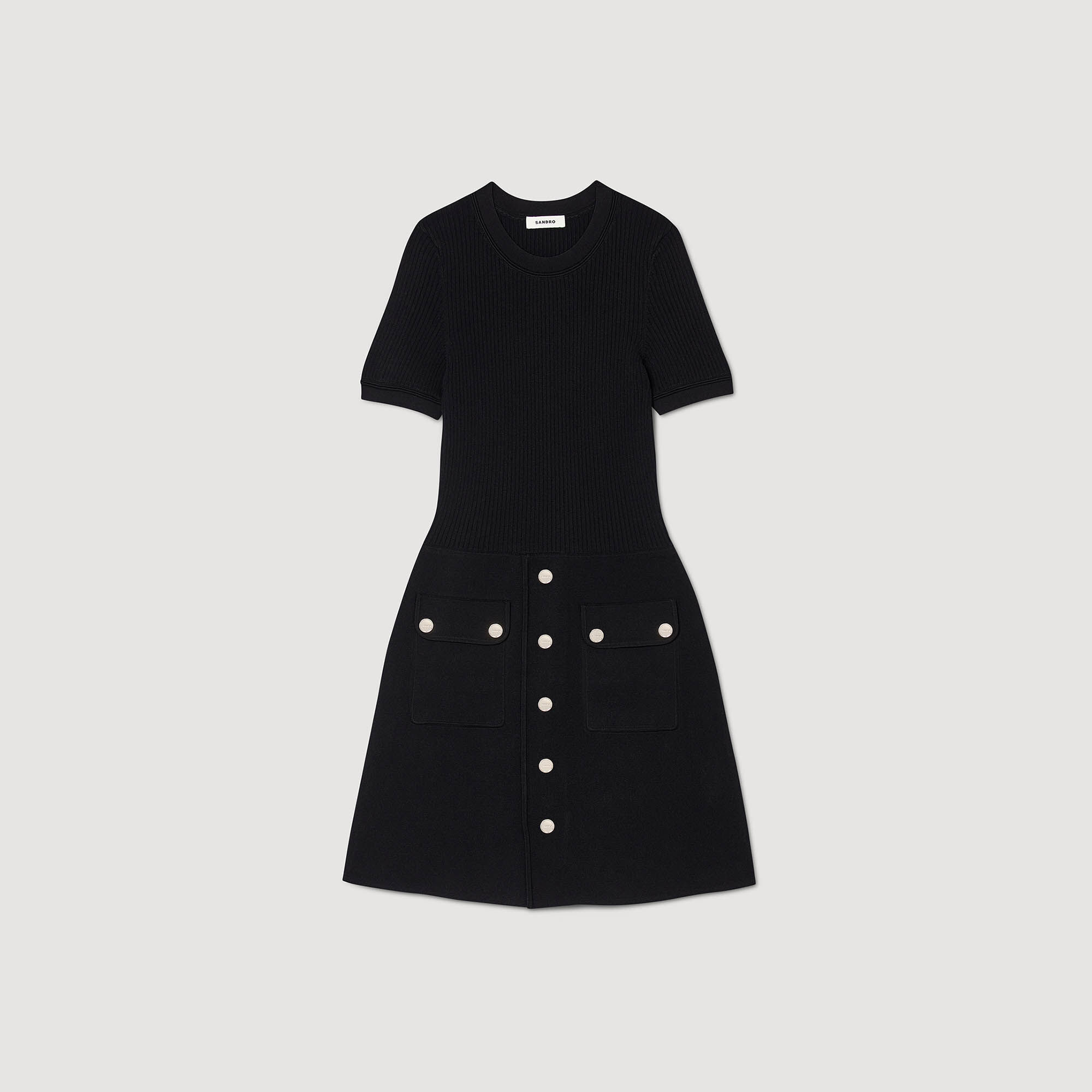 Loise Knit dress - Dresses | Sandro Paris