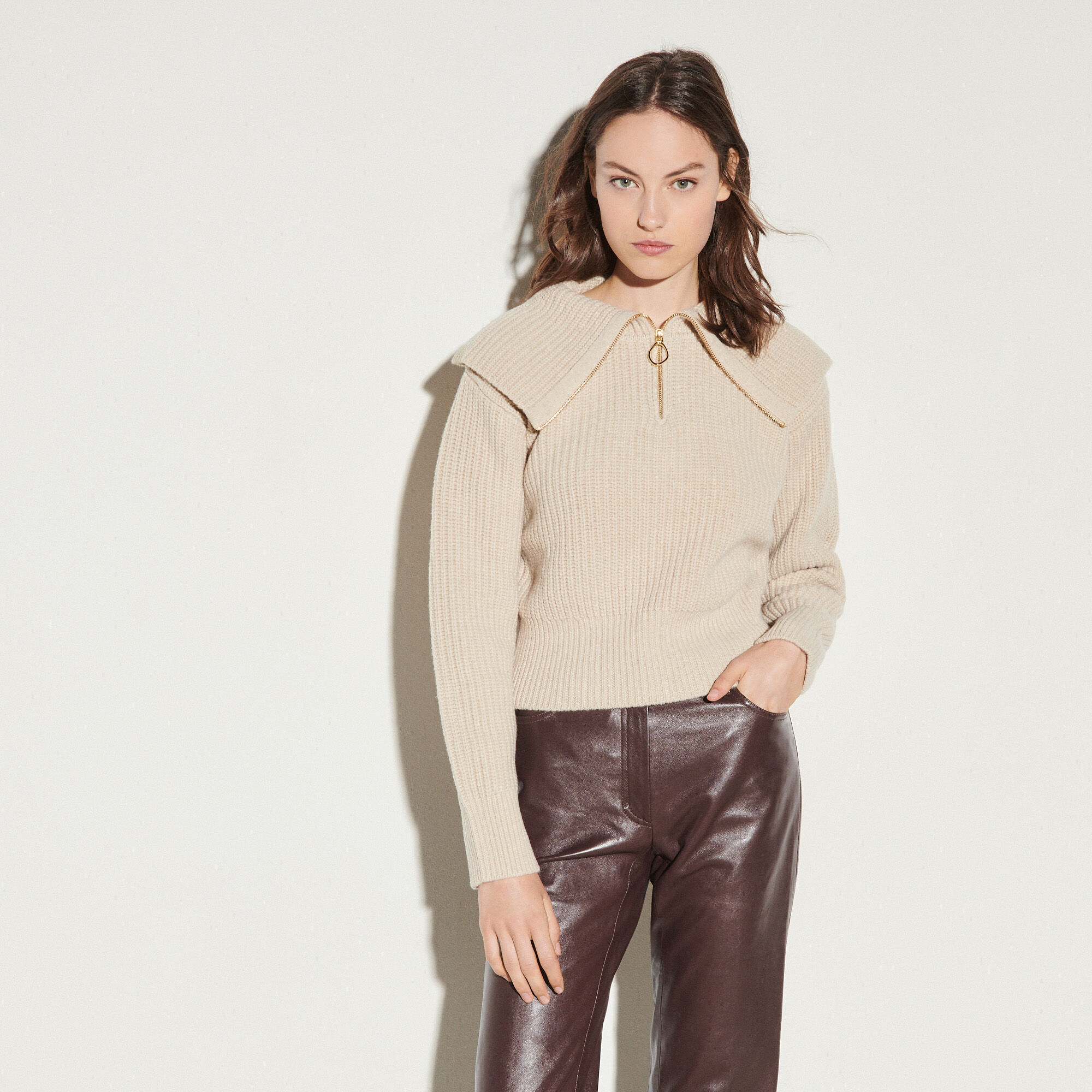 full collar sweater