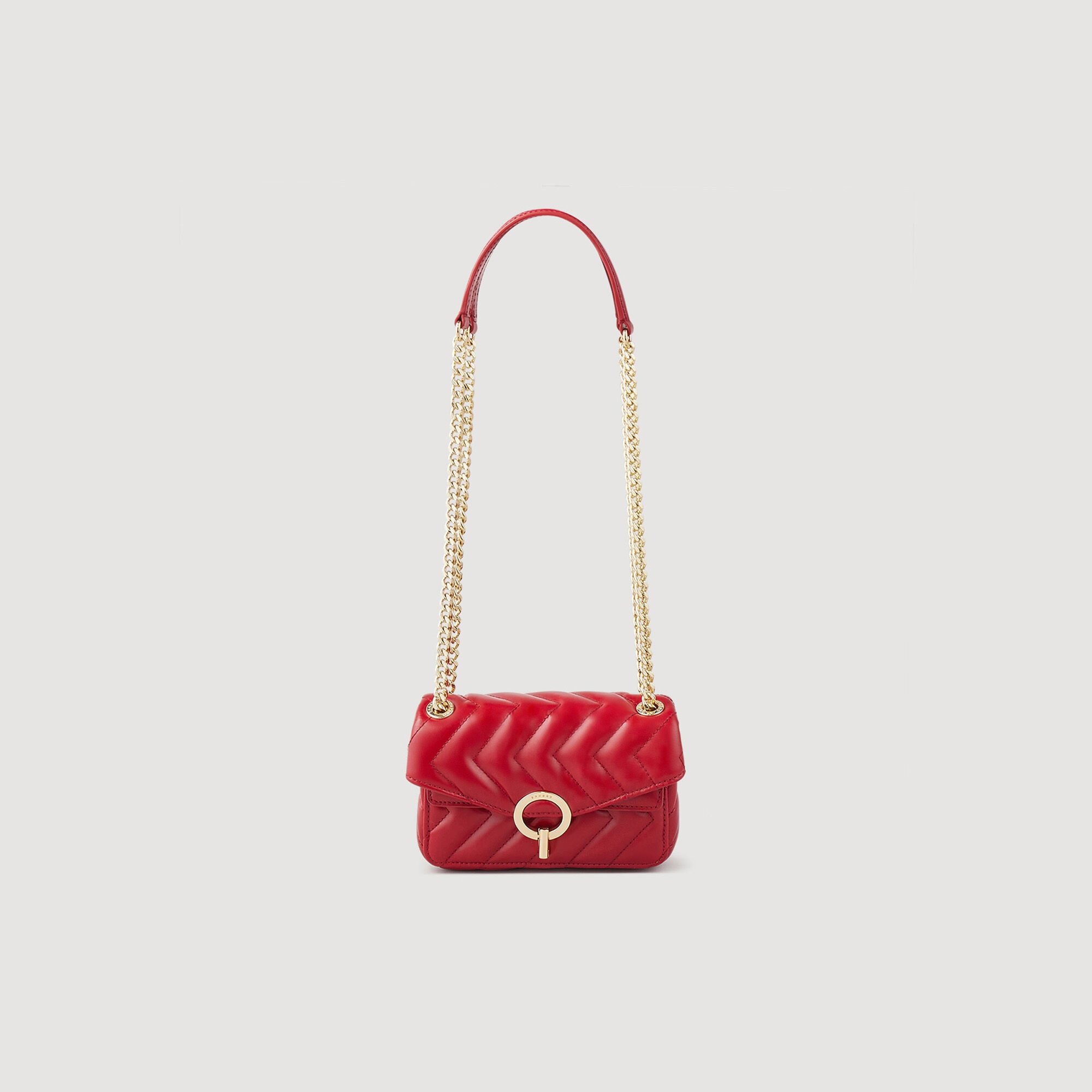 Yza Plain leather Yza Mini Bag Shoulder Bags Sandro Paris