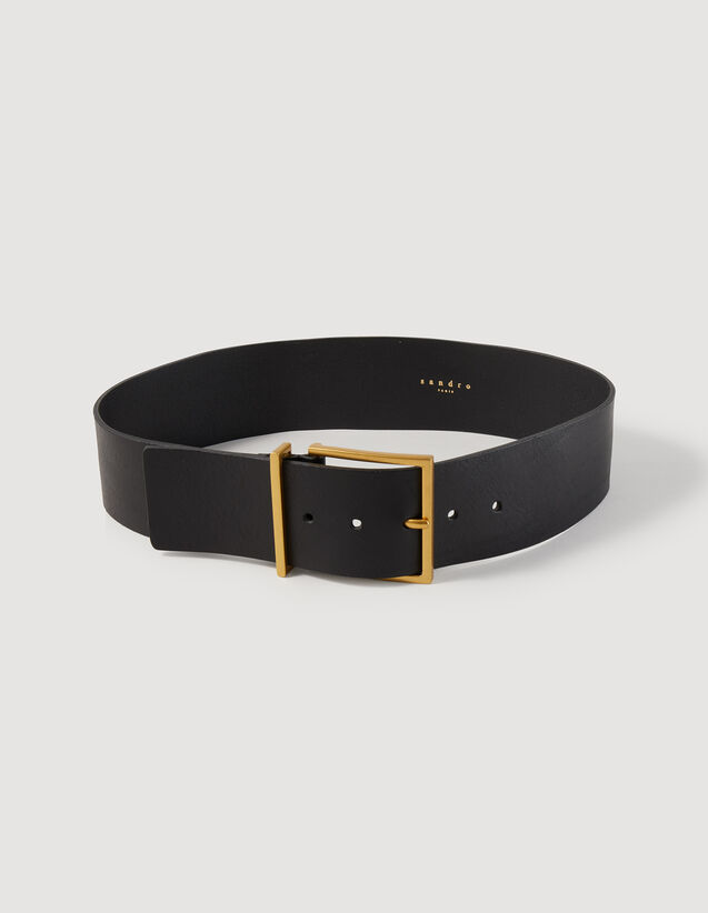 Sandro Wide leather belt Login to add to Wish list. 1