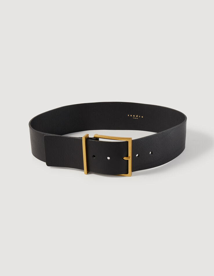 Sandro Wide leather belt Login to add to Wish list. 2