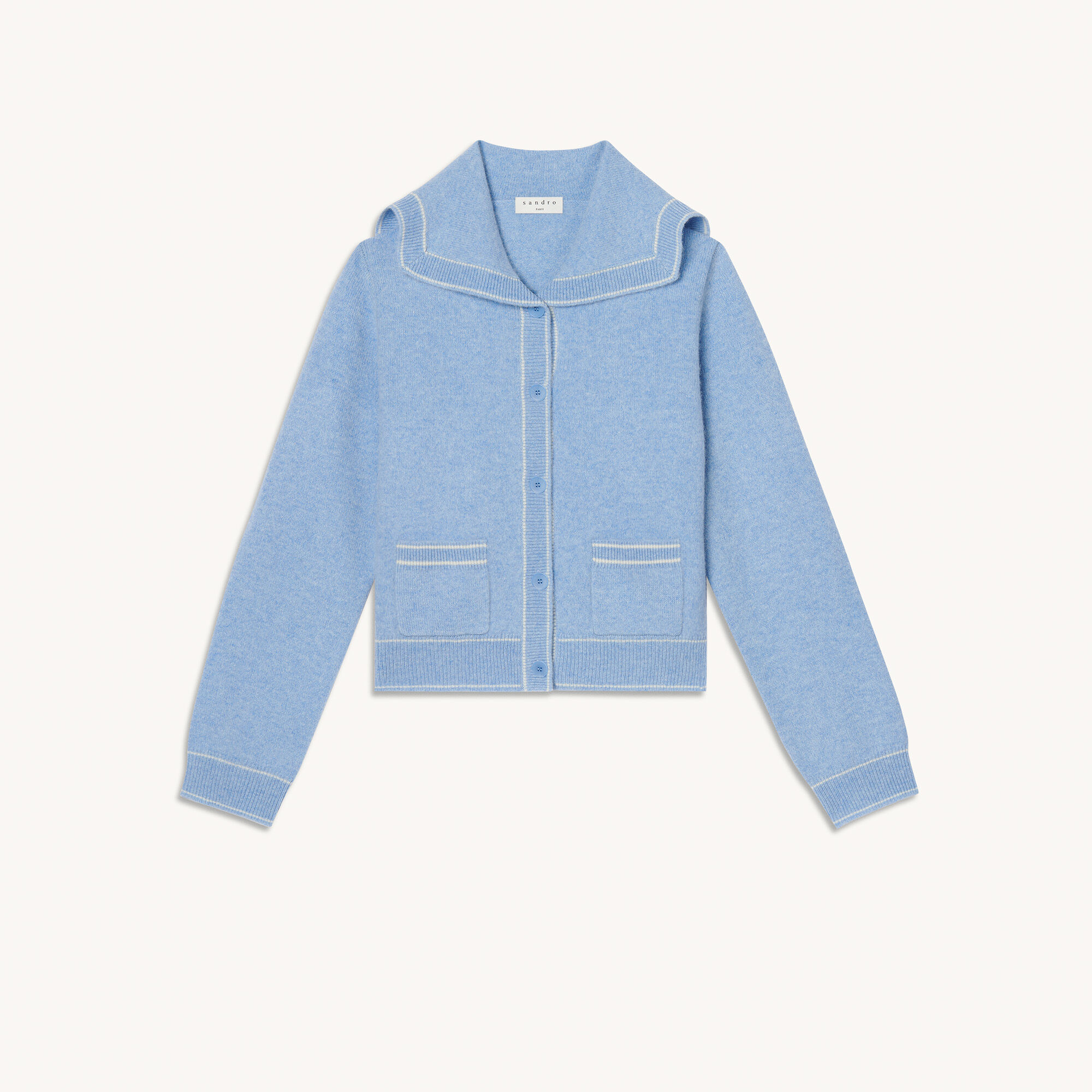 Sandro best sale blue cardigan