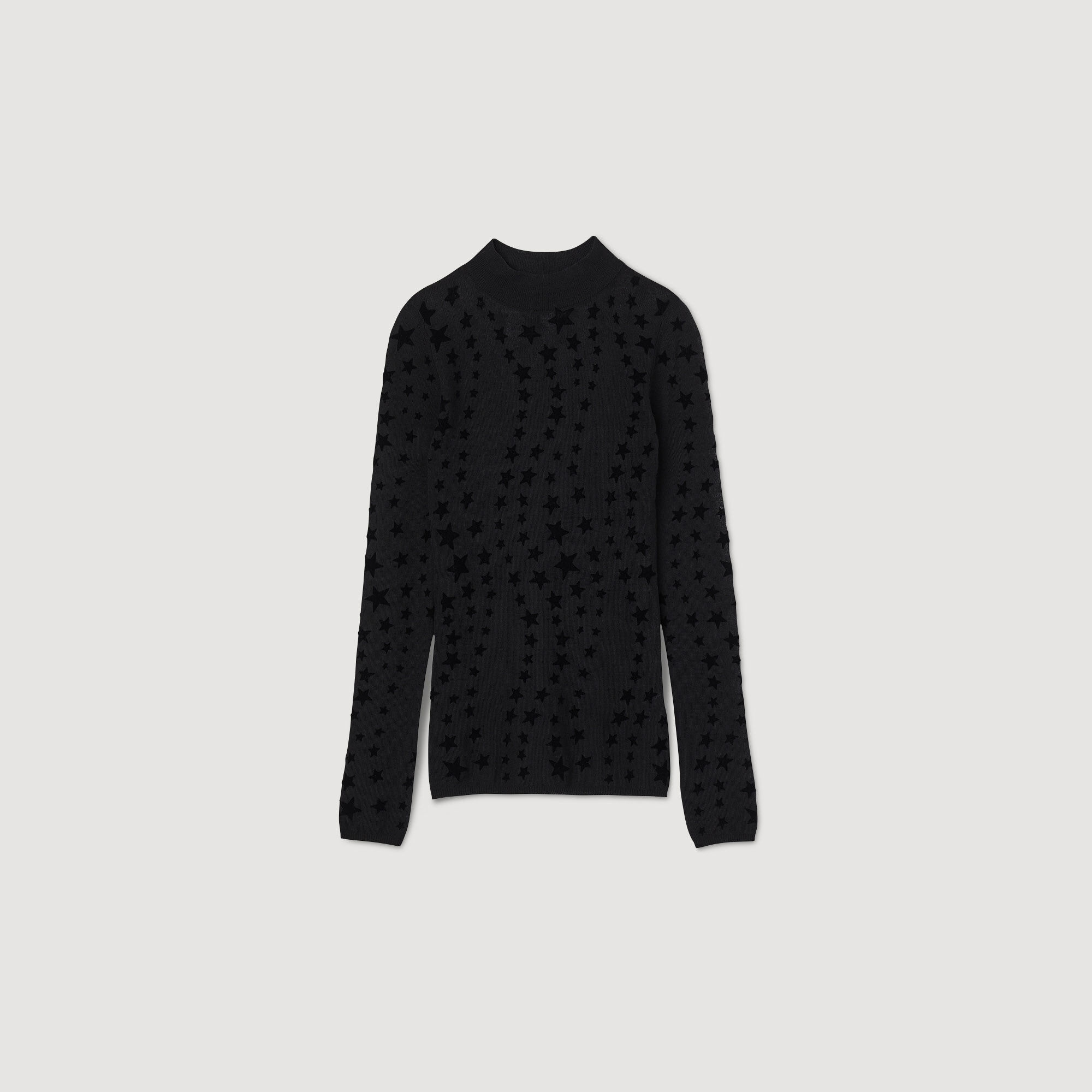 Sweater with stars on sleeves hot sale