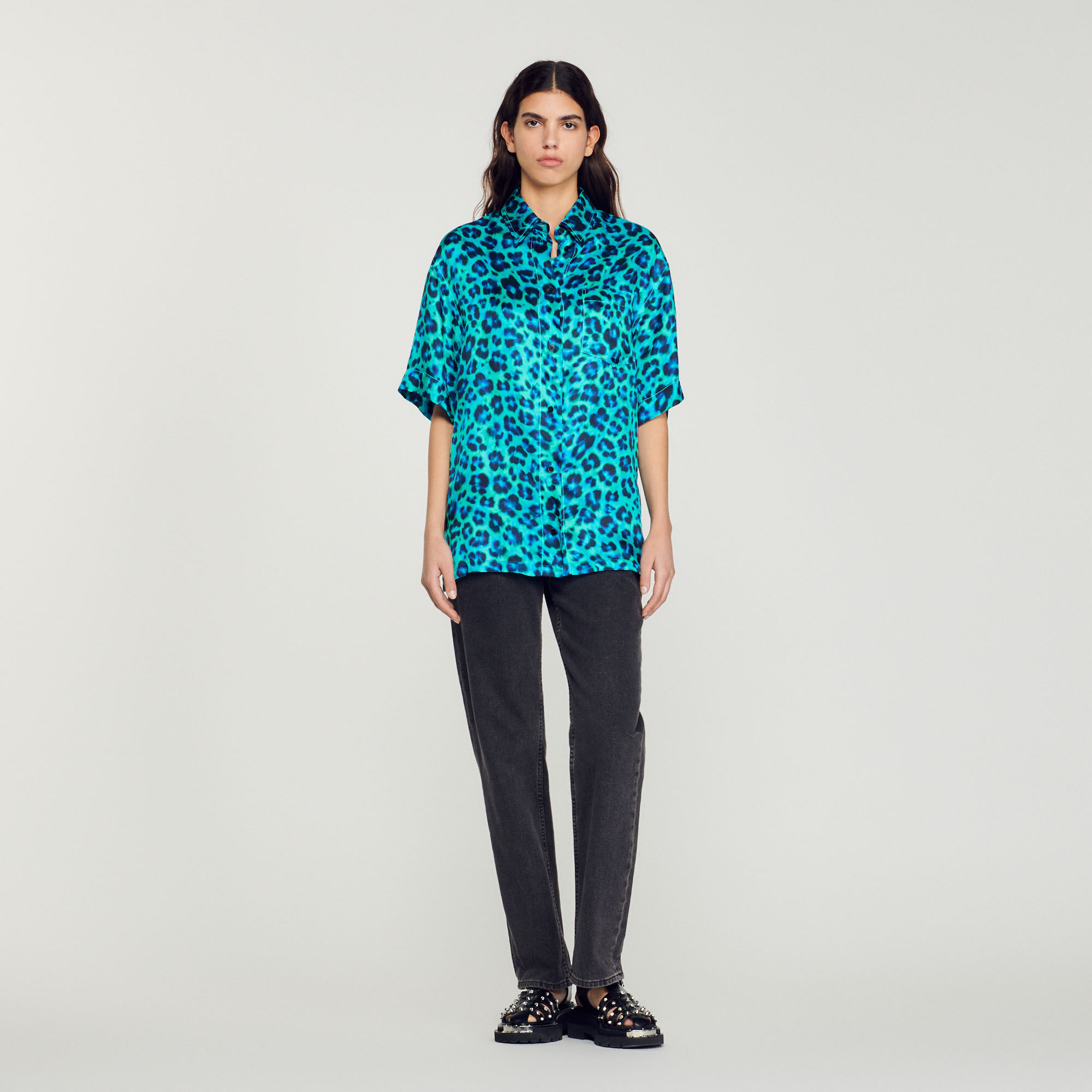 Sweat sandro leopard outlet