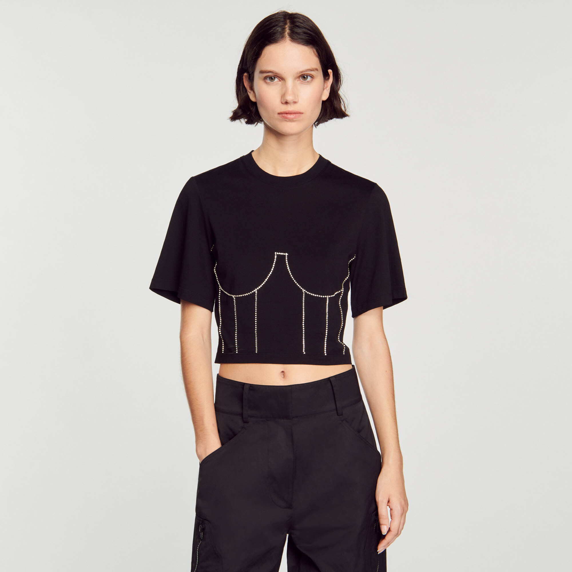 T sales shirt bustier
