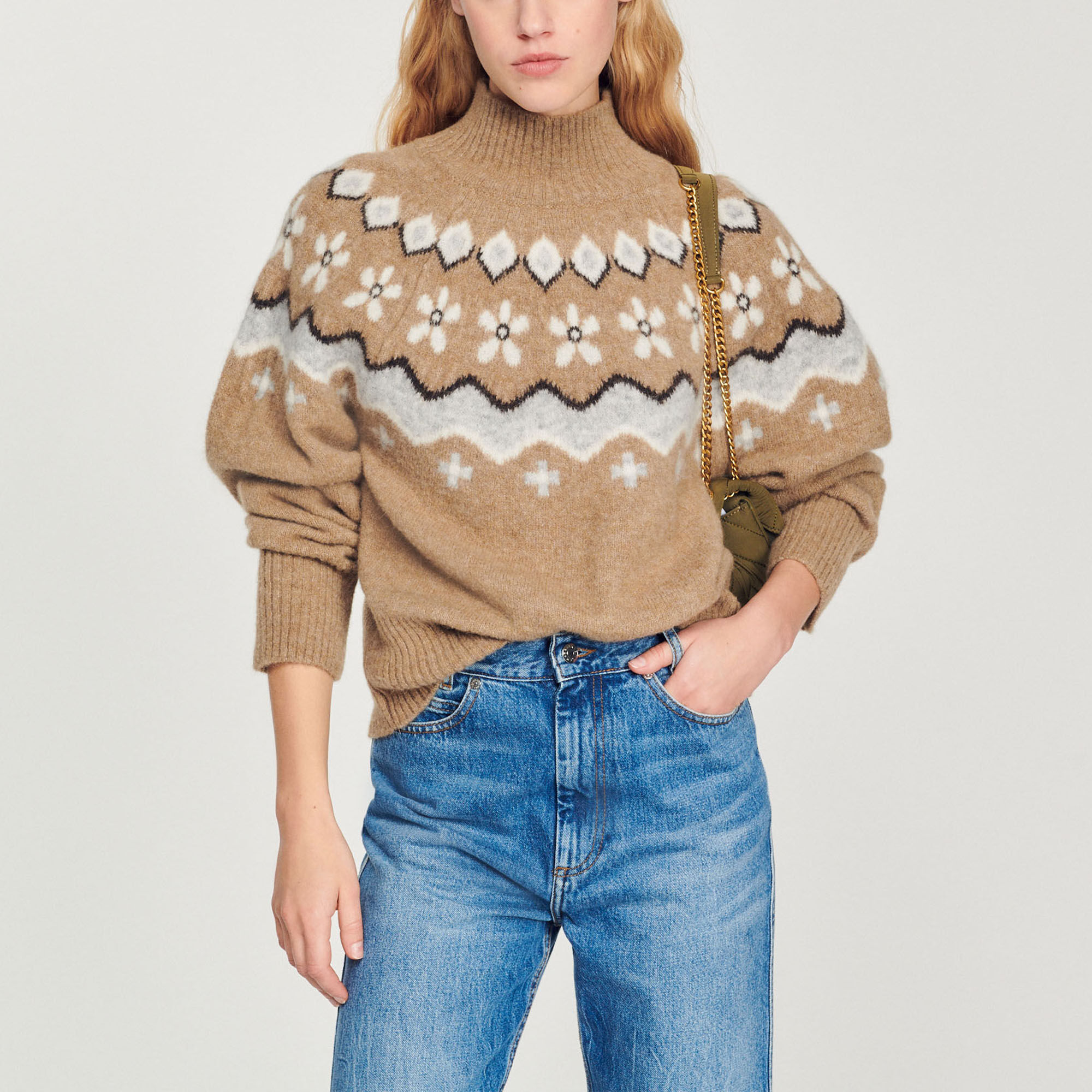 Sandro crossover hotsell sweater