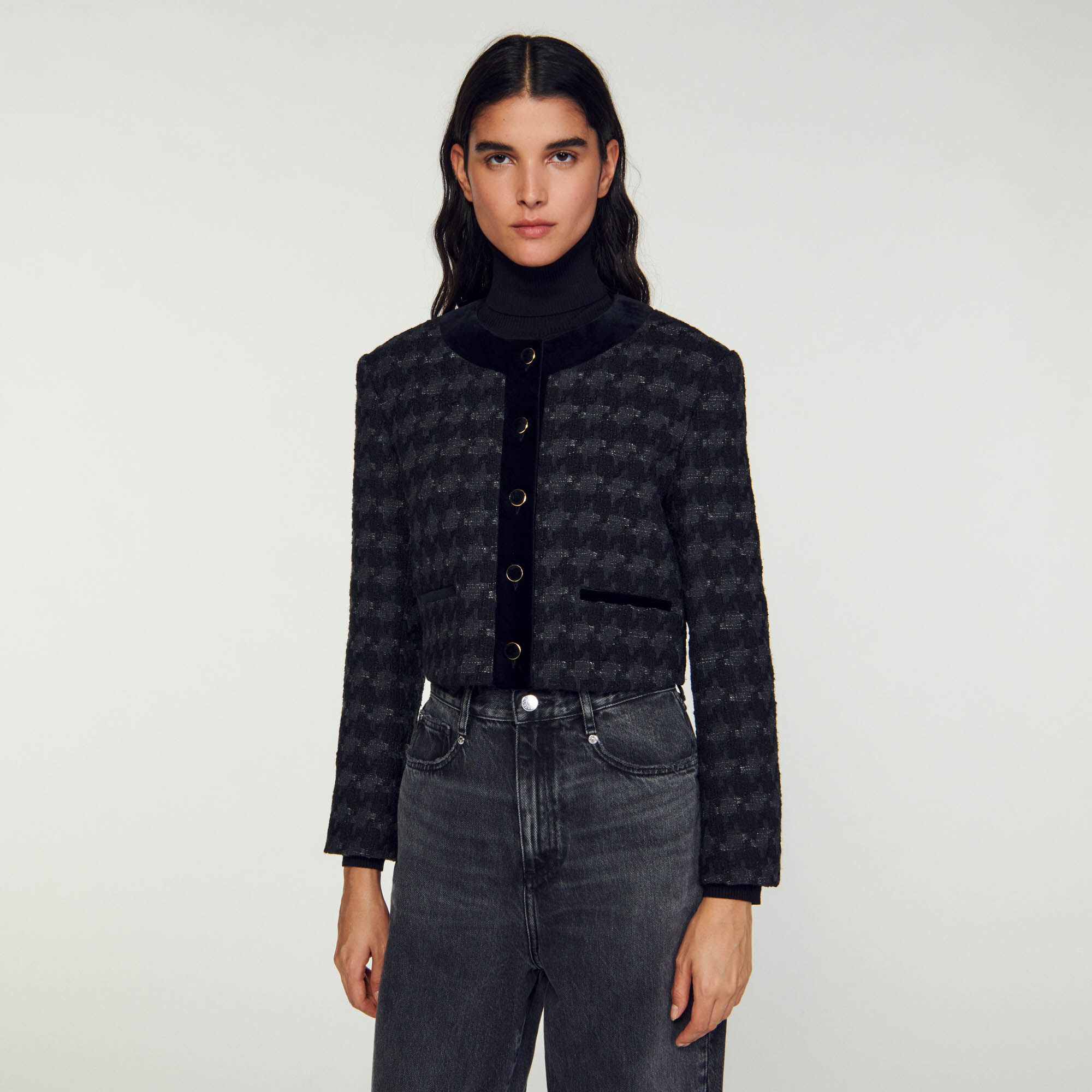 Veste sales tweed sandro