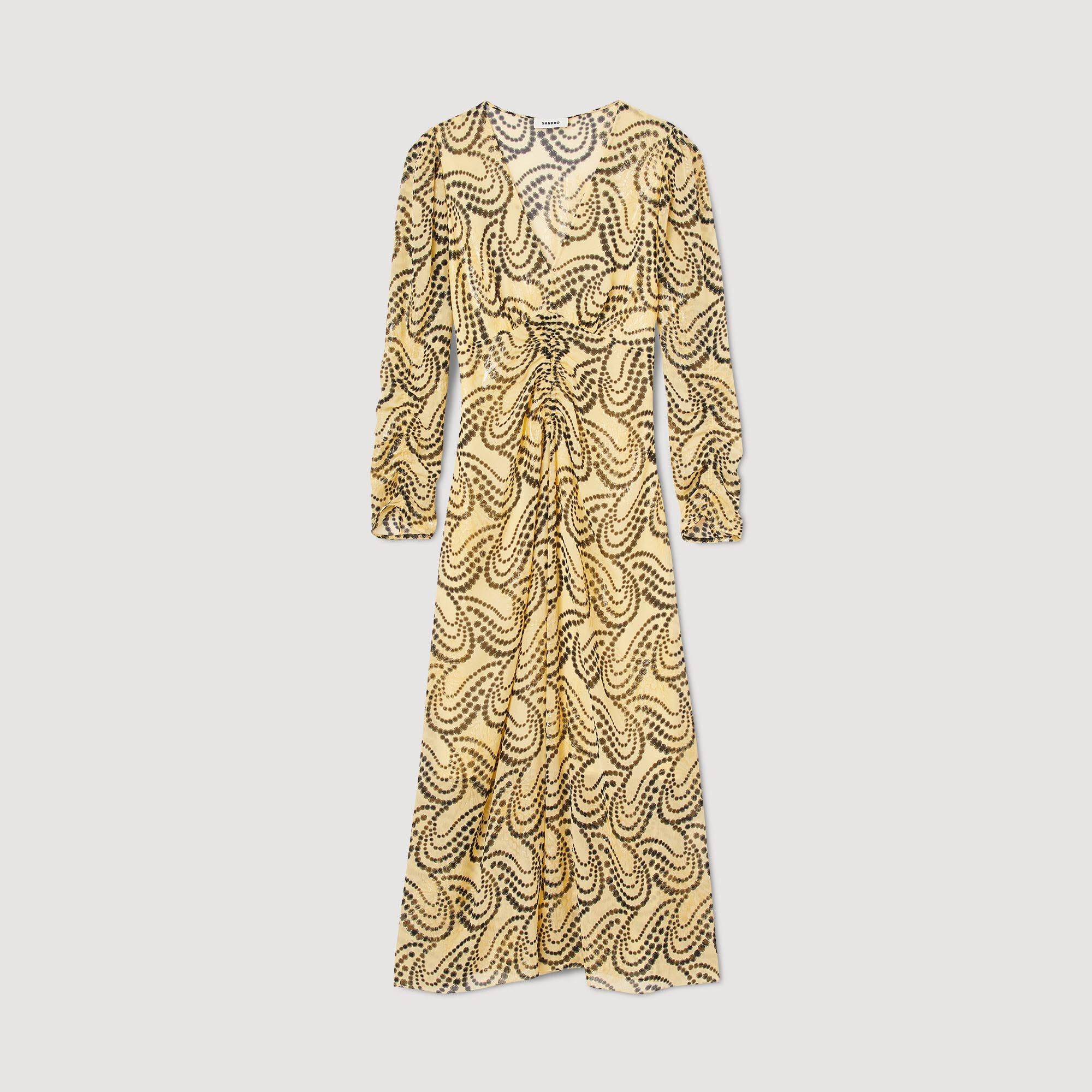 Tannya Paisley print dress Dresses Sandro Paris