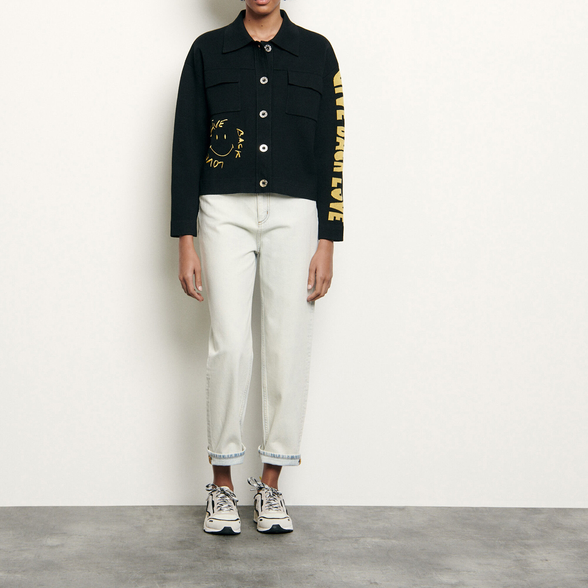 cardigan as shirt