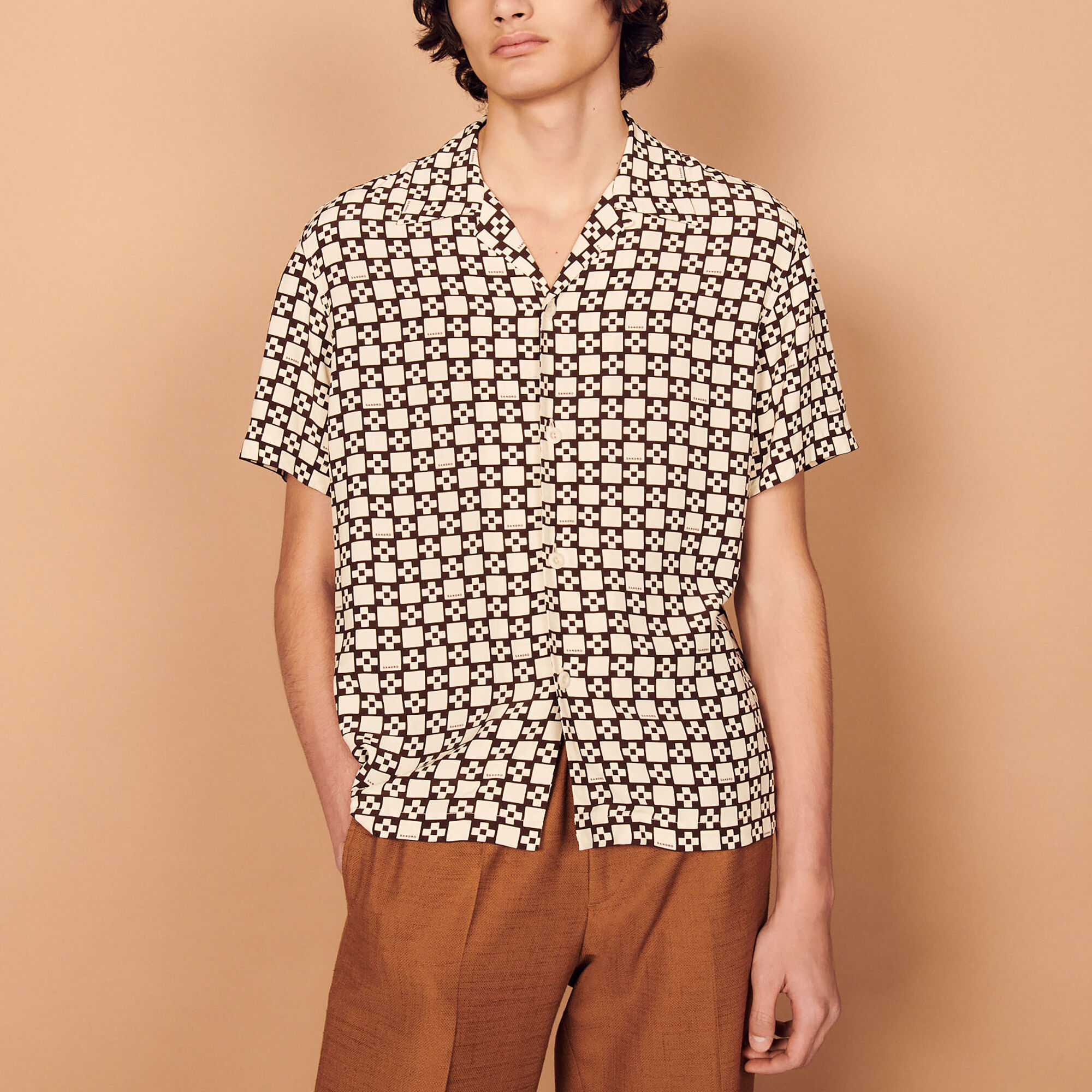 Textured shirt - Shirts | Sandro Paris