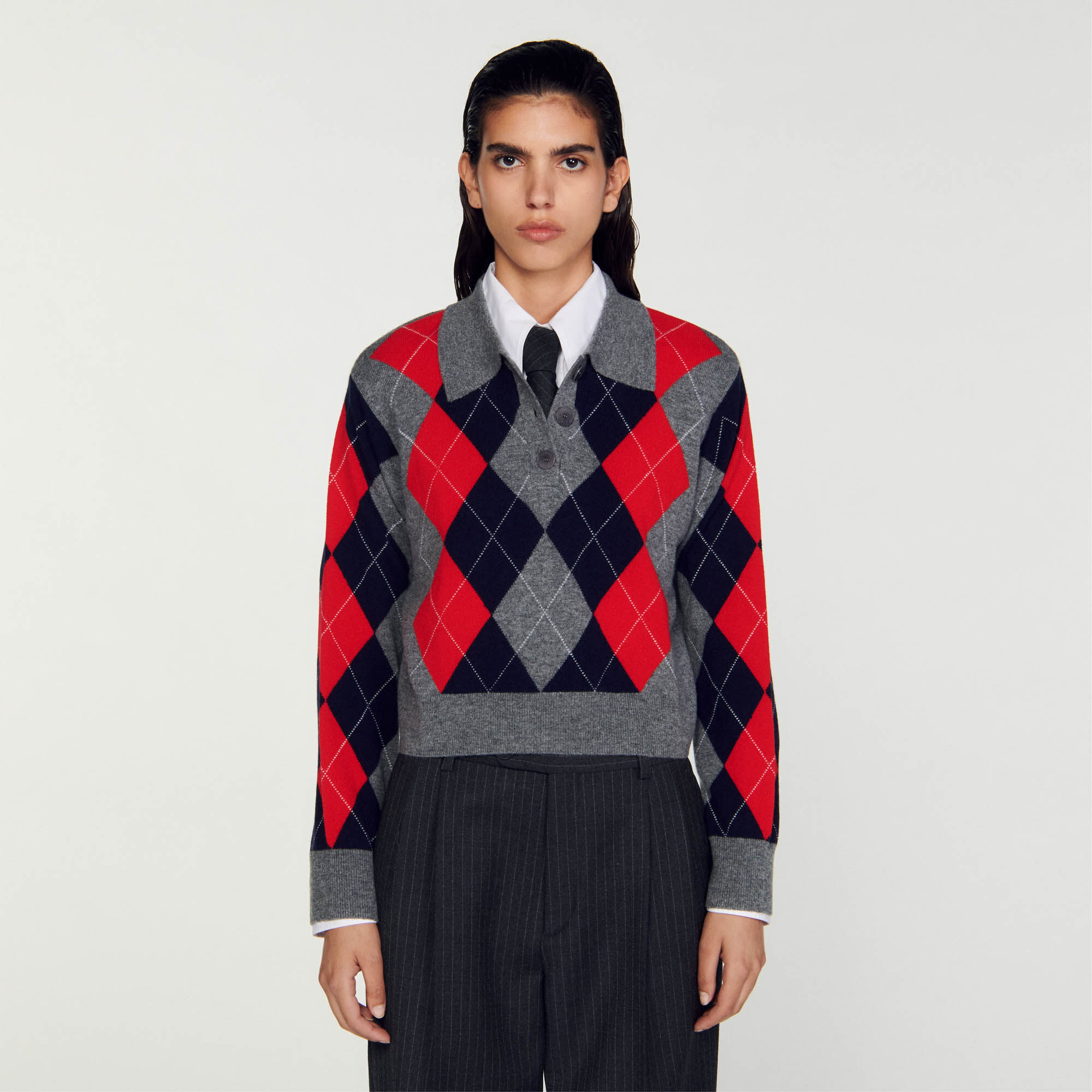Zara shop diamond sweater