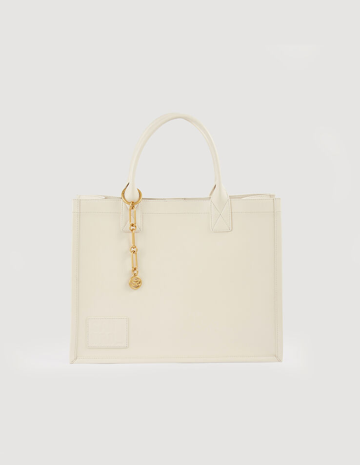 Sandro Leather tote bag with chain jewellery Login to add to Wish list. 2