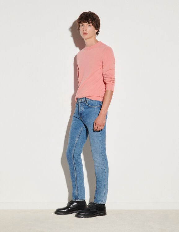 Faded blue jeans - Pants & Jeans | Sandro Paris